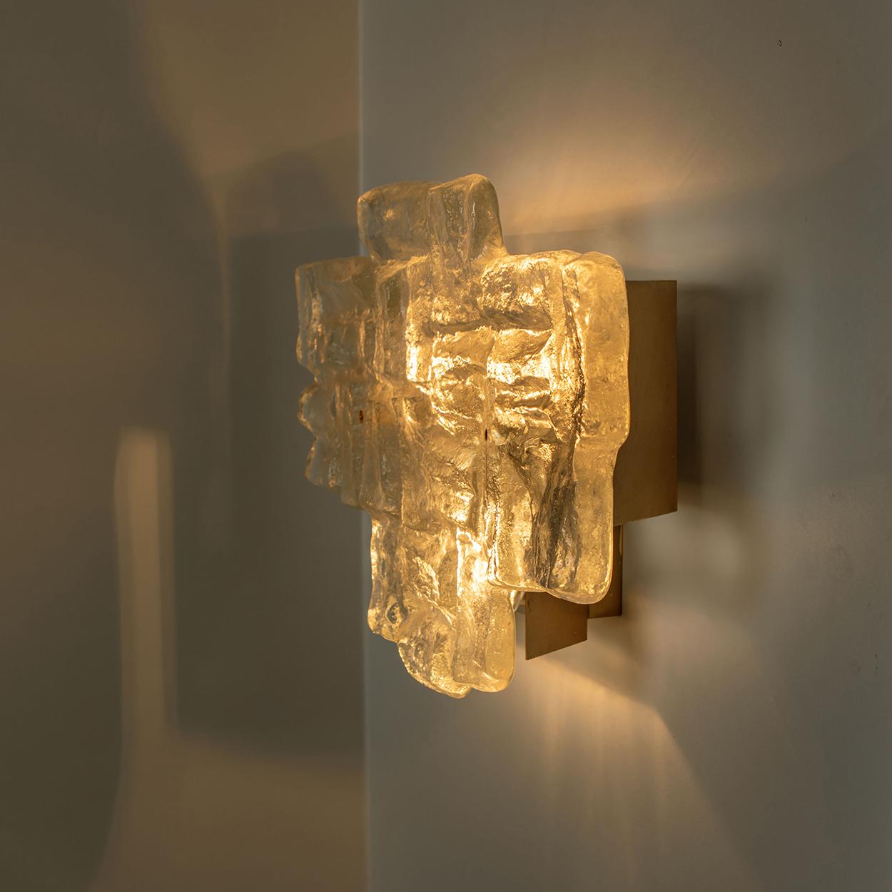Mid-20th Century Wall Light or Sconce, Manufactured by J.T. Kalmar Austria in the 1970s