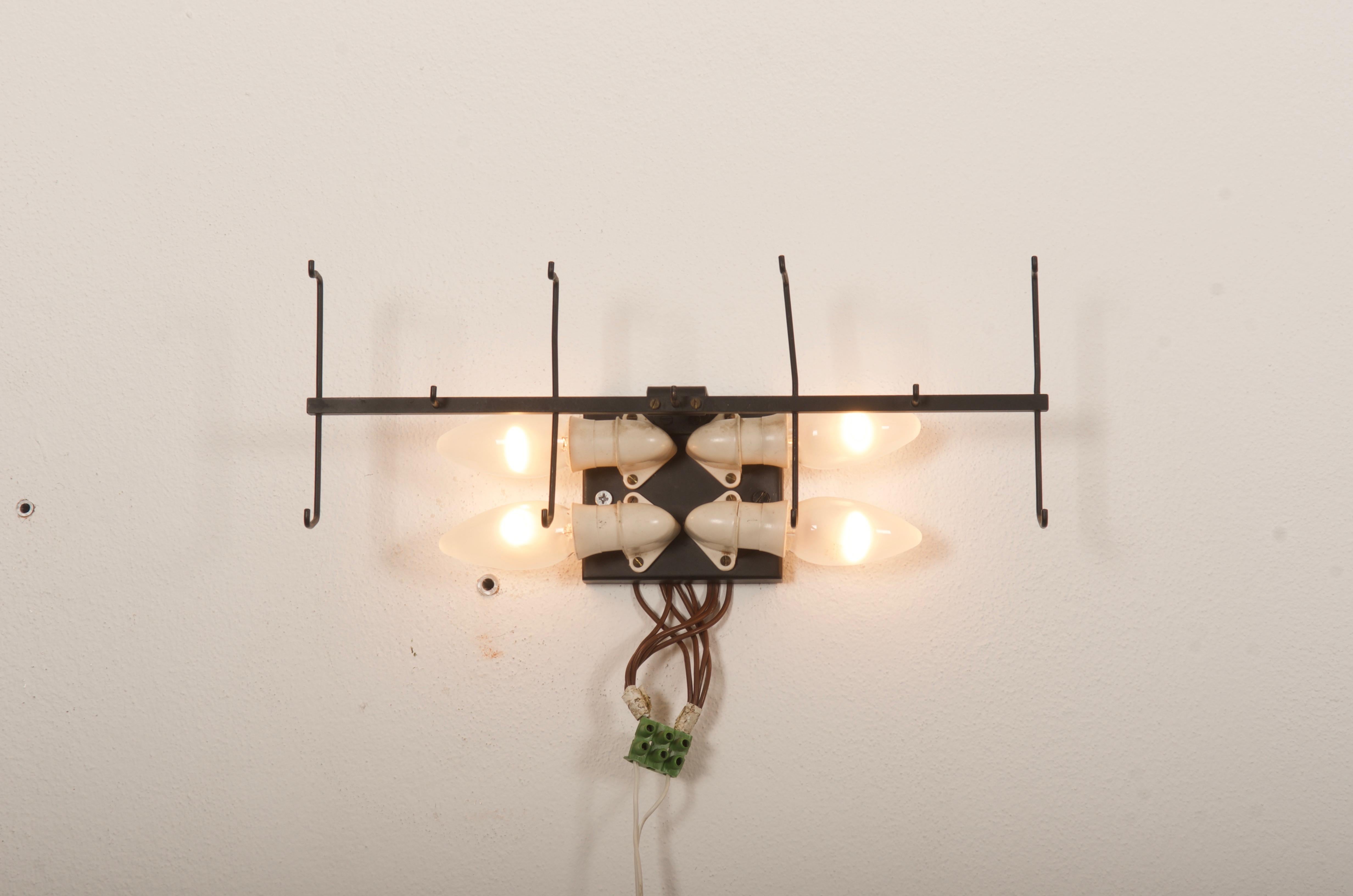 Wall Light Sconce Attributed to Kalmar For Sale 2