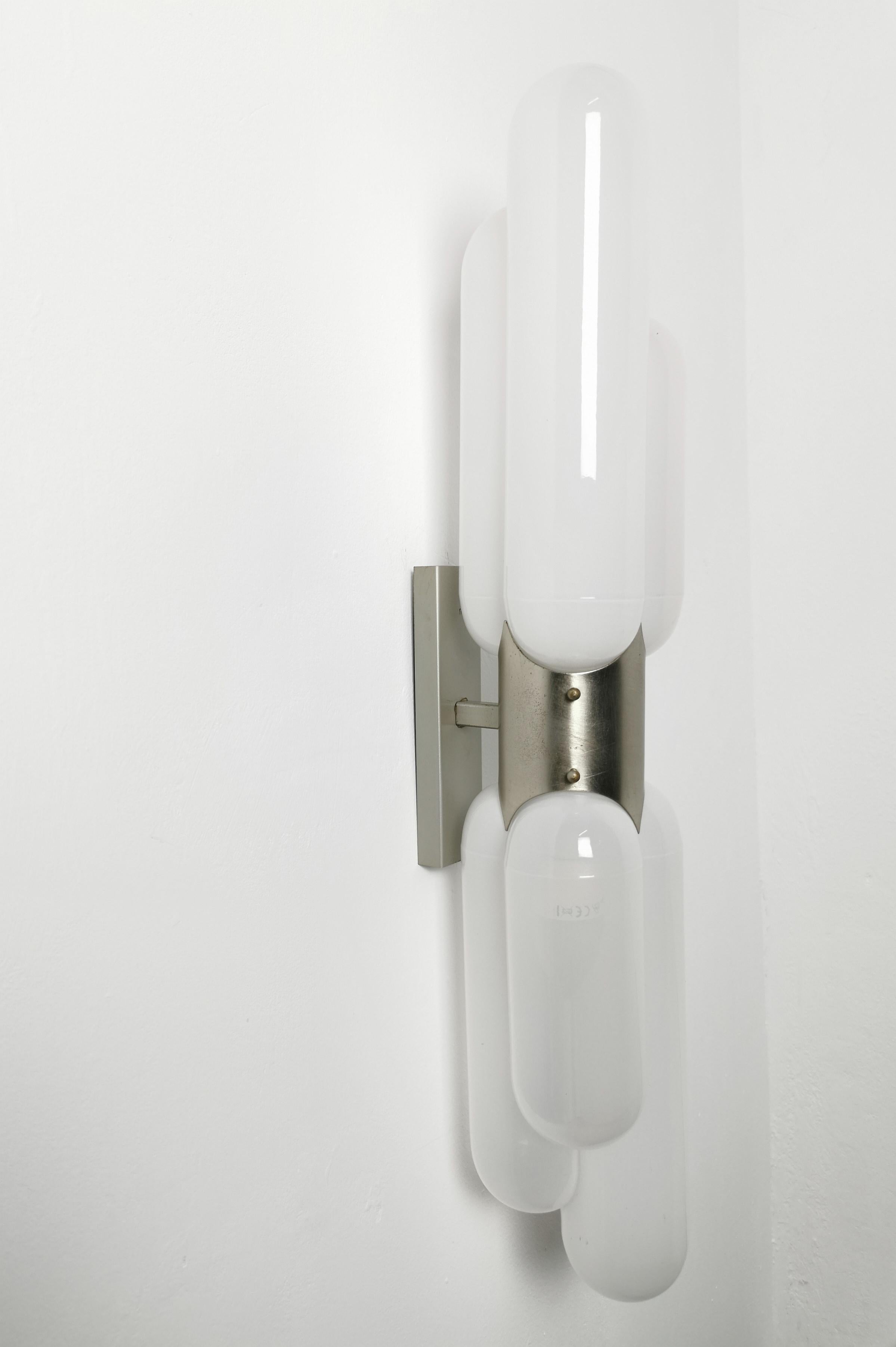 Italian Wall Light Sconce Murano Glass Carlo Nason for Mazzega Midcentury Italy 1960s