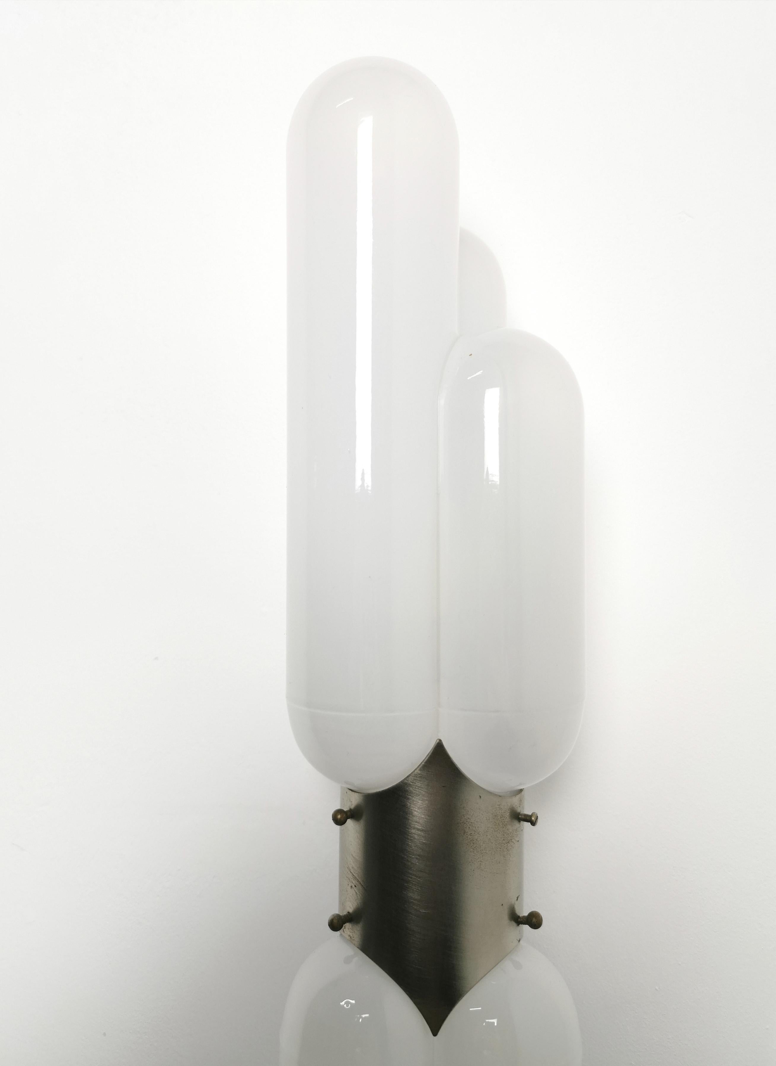 20th Century Wall Light Sconce Murano Glass Carlo Nason for Mazzega Midcentury Italy 1960s