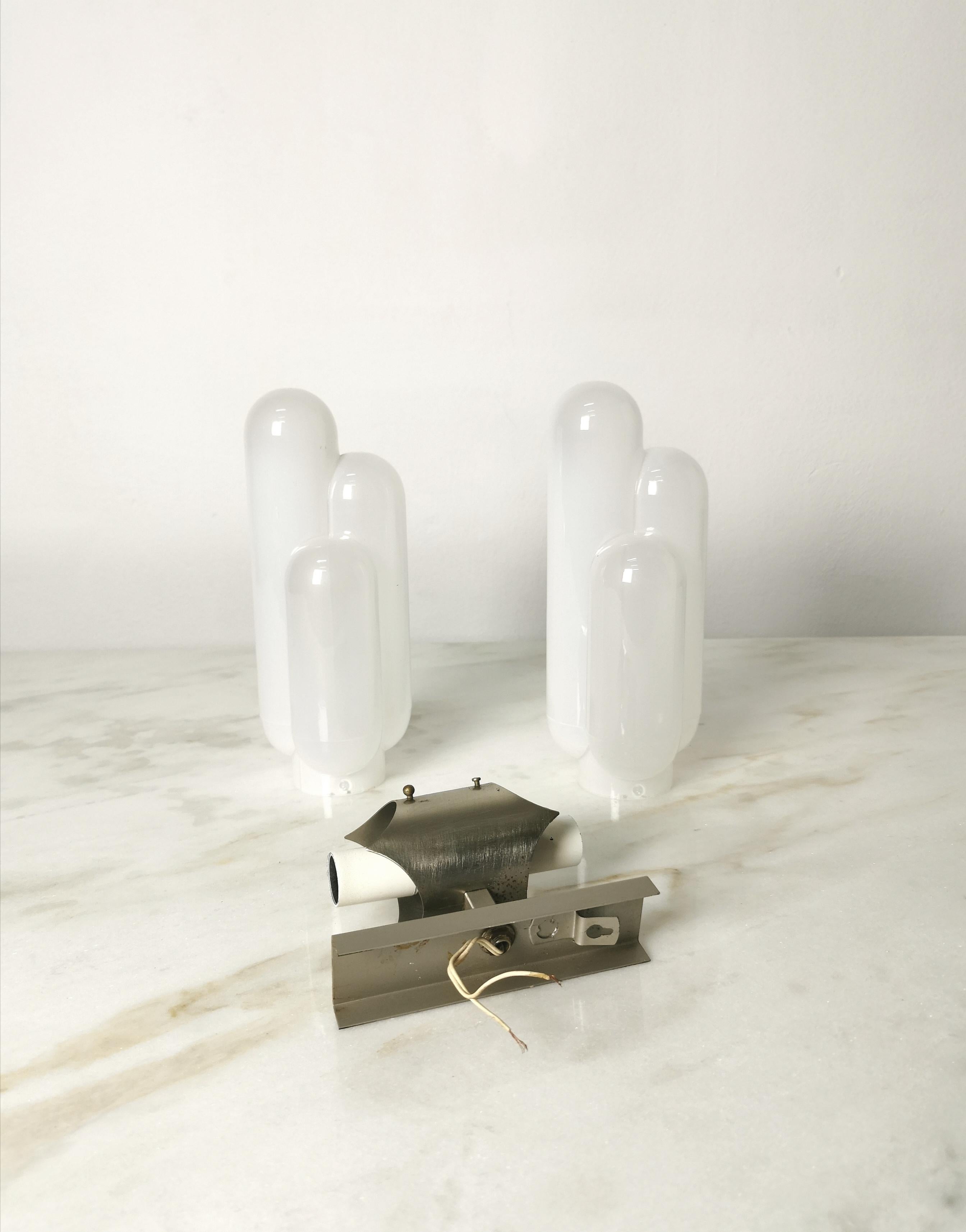 Wall Light Sconce Murano Glass Carlo Nason for Mazzega Midcentury Italy 1960s 1