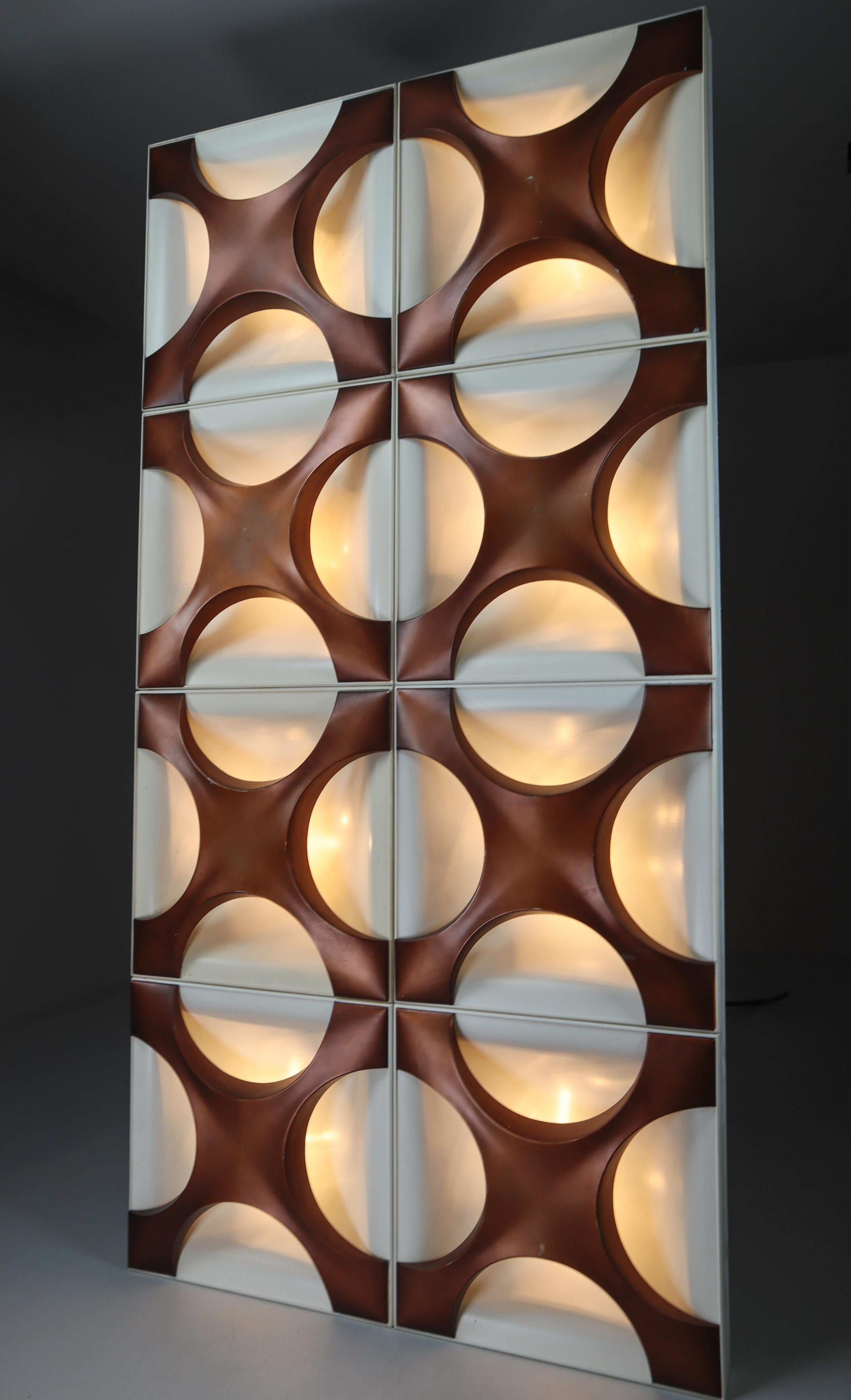 Wall Light Sculpture by Dieter Witte and Rolf Krüger for Staff Leuchten 1