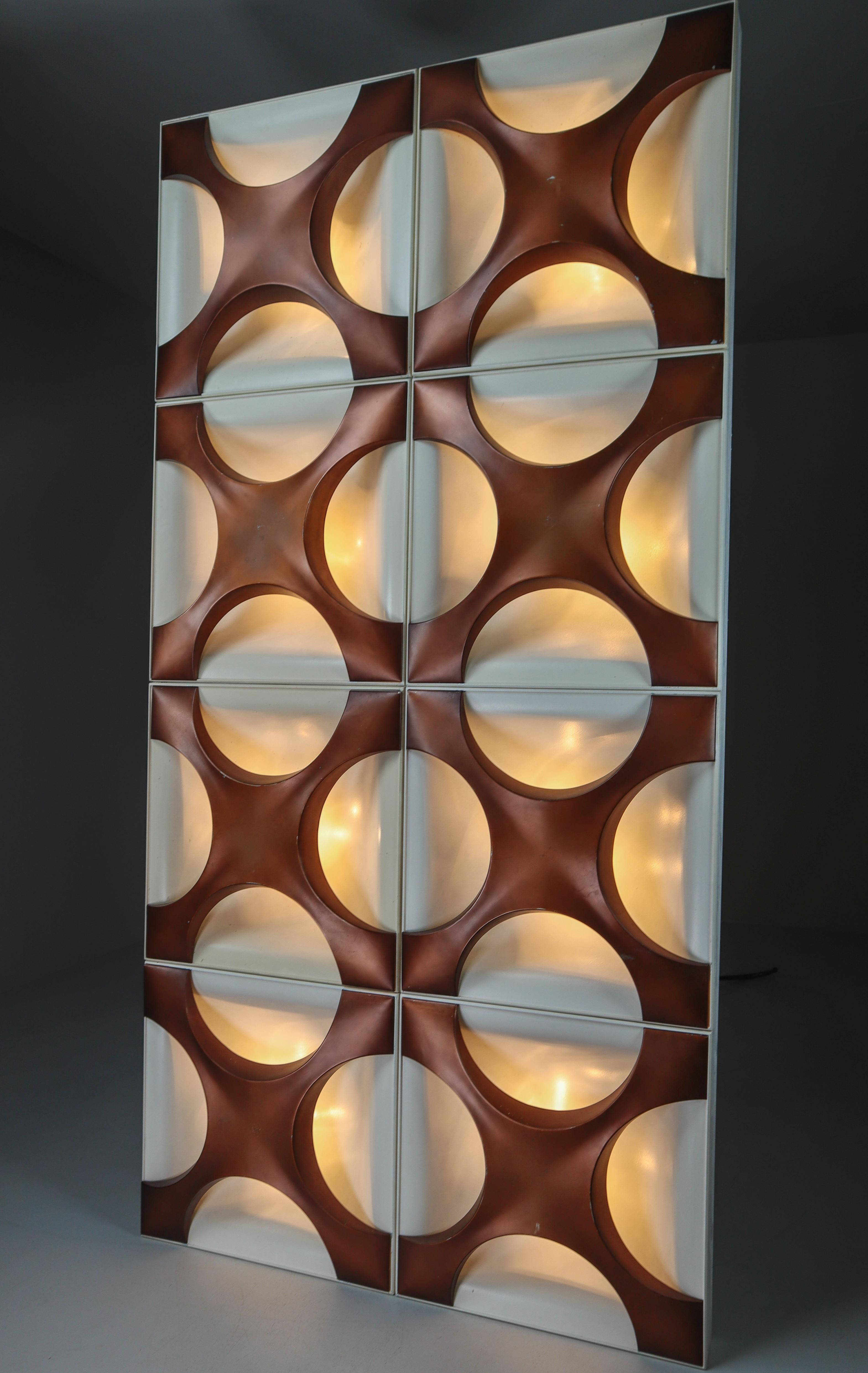 Wall Light Sculpture by Dieter Witte and Rolf Krüger for Staff Leuchten In Good Condition In Almelo, NL