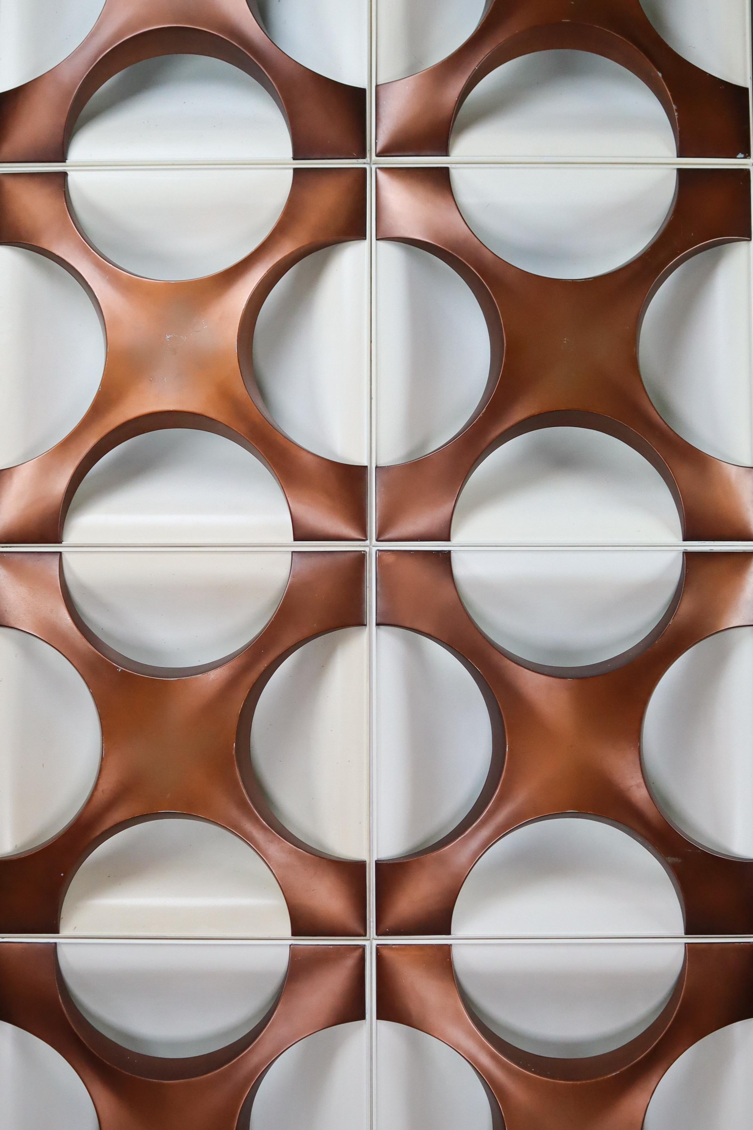 Copper Wall Light Sculpture by Dieter Witte and Rolf Krüger for Staff Leuchten