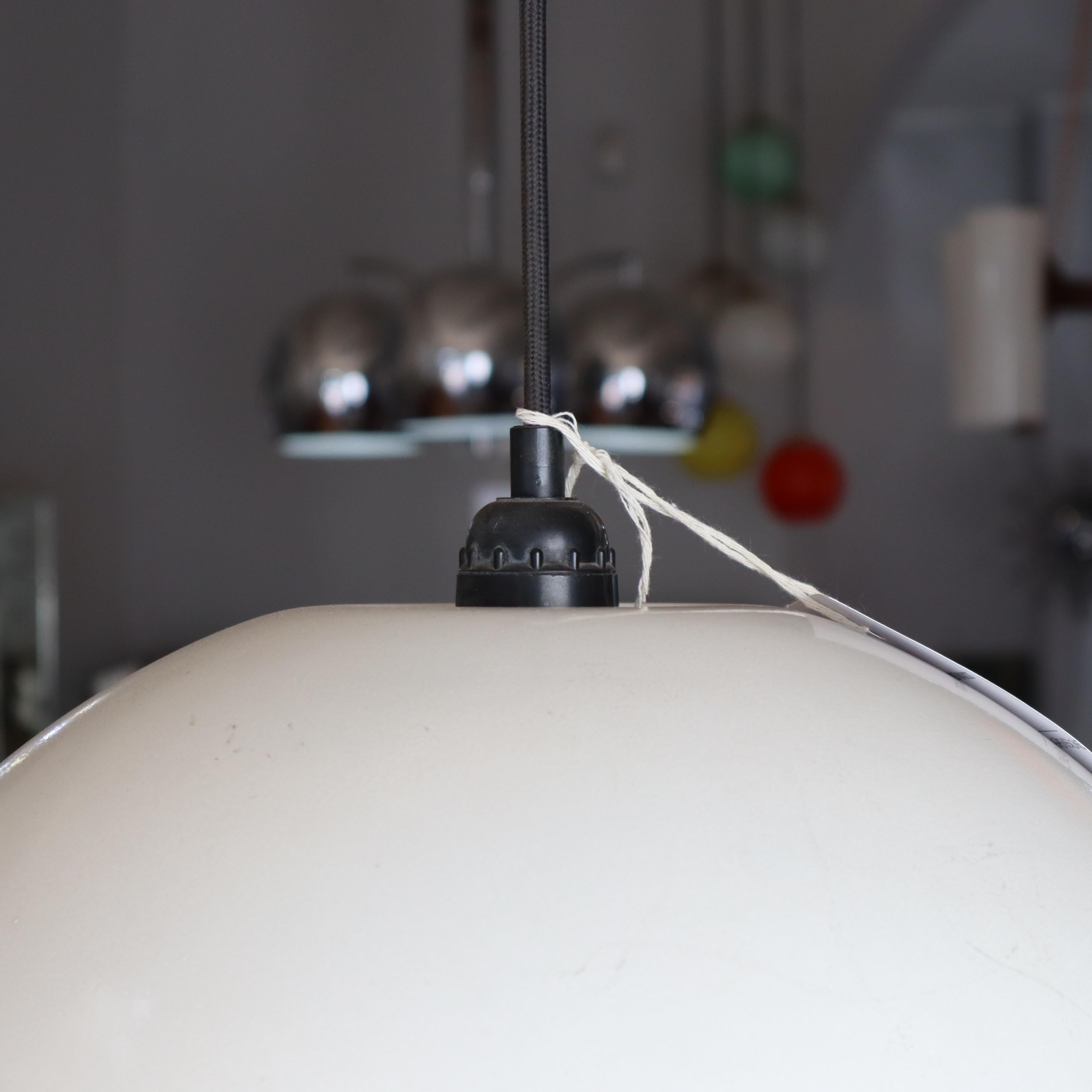 Métal Applique blanche Elio Martinelli pour Martinelli Luce, Italie, 1960 en vente