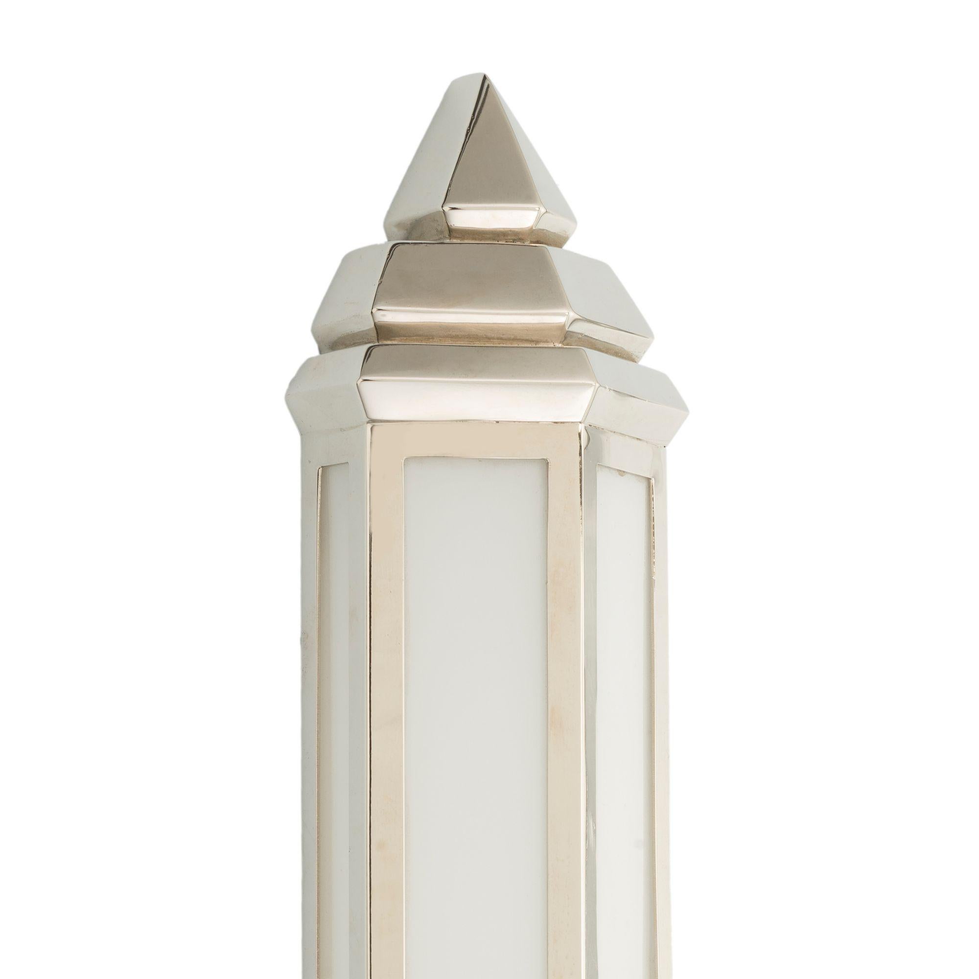Wall Light with Brass Structure and Glass In New Condition For Sale In Firenze, FI