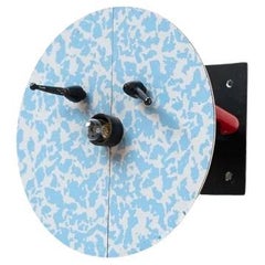 Wall Light with Colorful Disc, Postmodern, Italy, 1980s