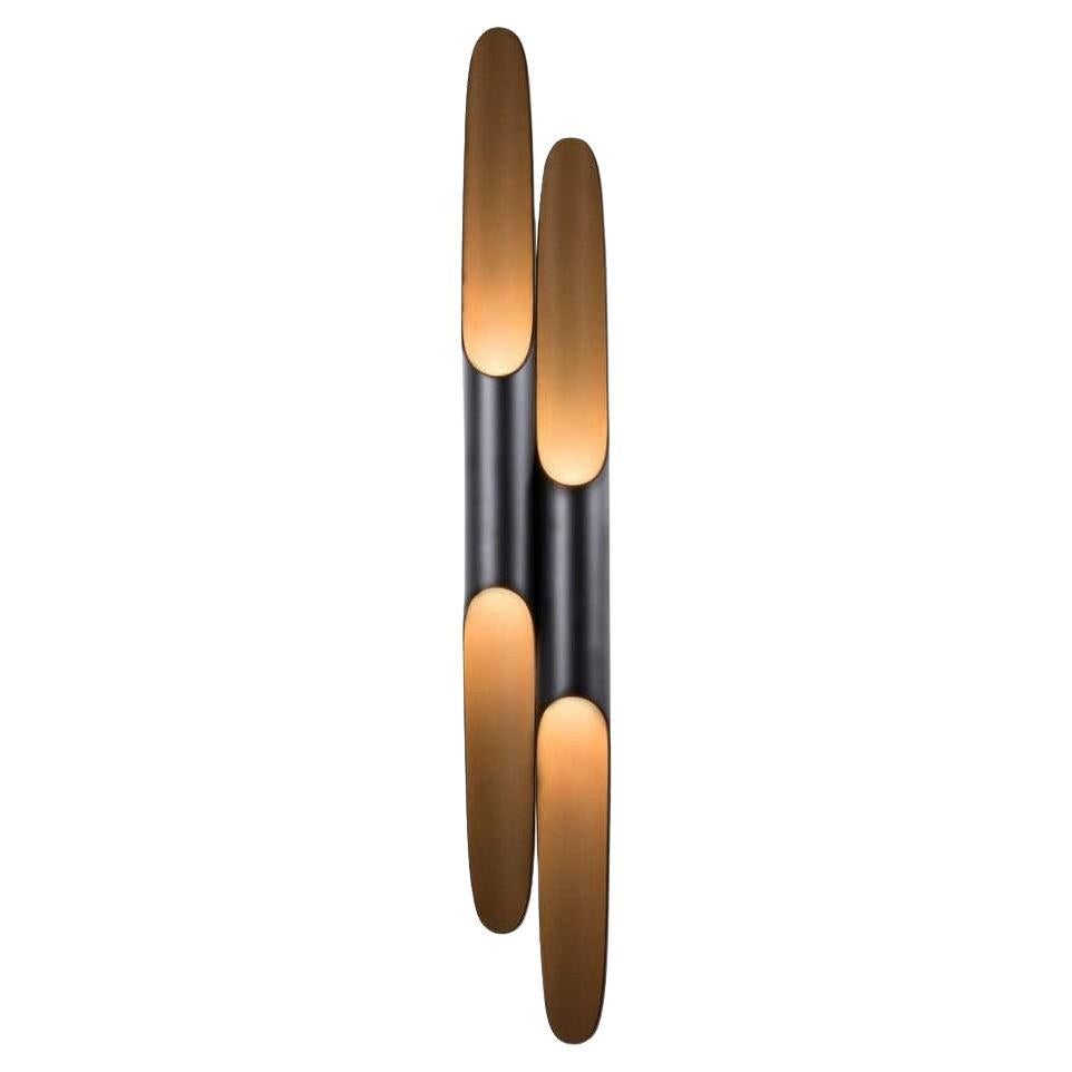 Wall lighting Sconce Tube in Steel For Sale