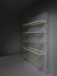 Wall Lighting Shelf by Roberto Monsani for Acerbis, Italy, 1970s