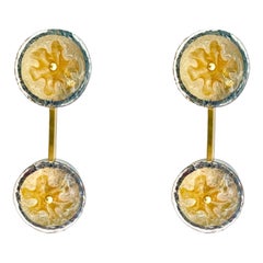 Illuminazione da parete Toni Zucherri by Mazzega Bicolore Glass Murano Pair , Italia, 1970