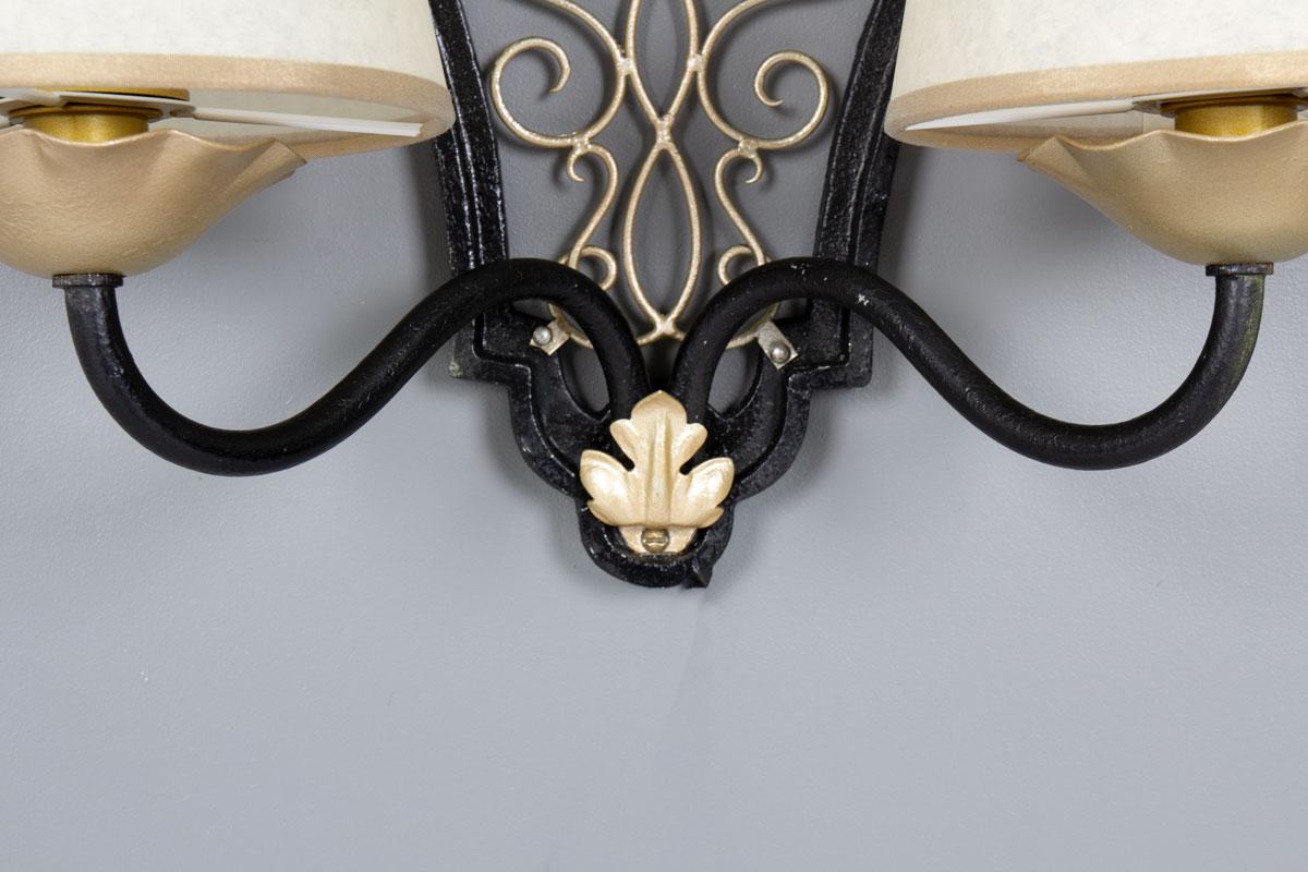 Art Deco Wall Lights attributed to Raymond Subes, 1930s, Set of 2 For Sale