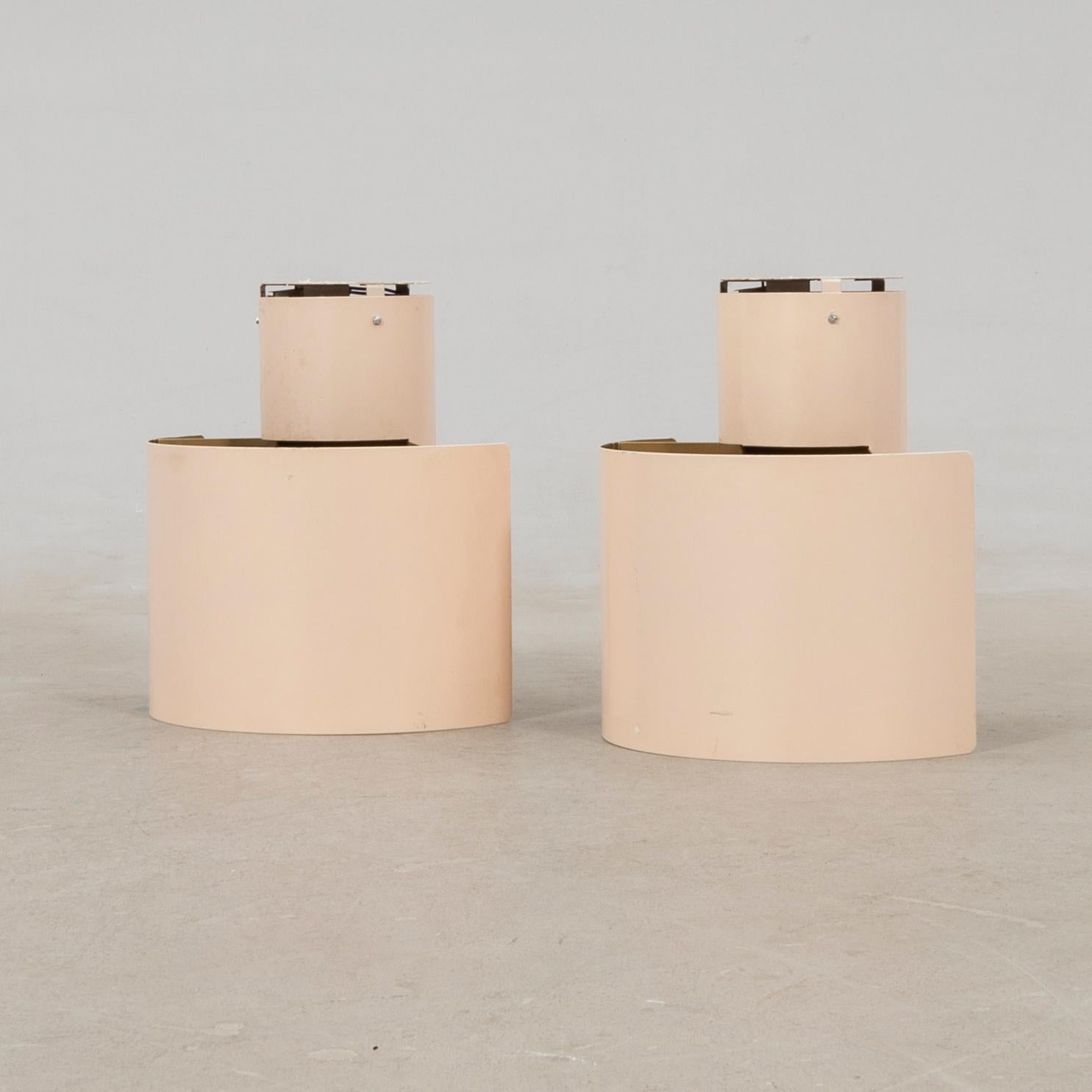 Lights Light de Bruno Herbst  une paire  par AB Suède 1970 Bon état - En vente à Paris, FR