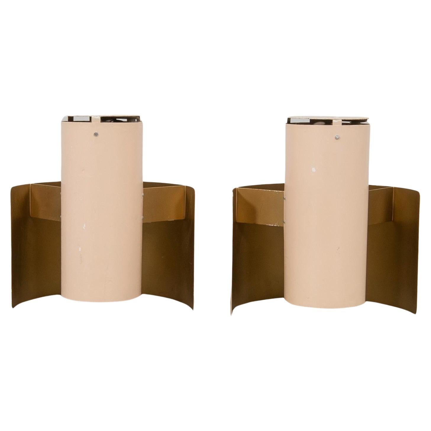 Lights Light de Bruno Herbst  une paire  par AB Suède 1970 en vente