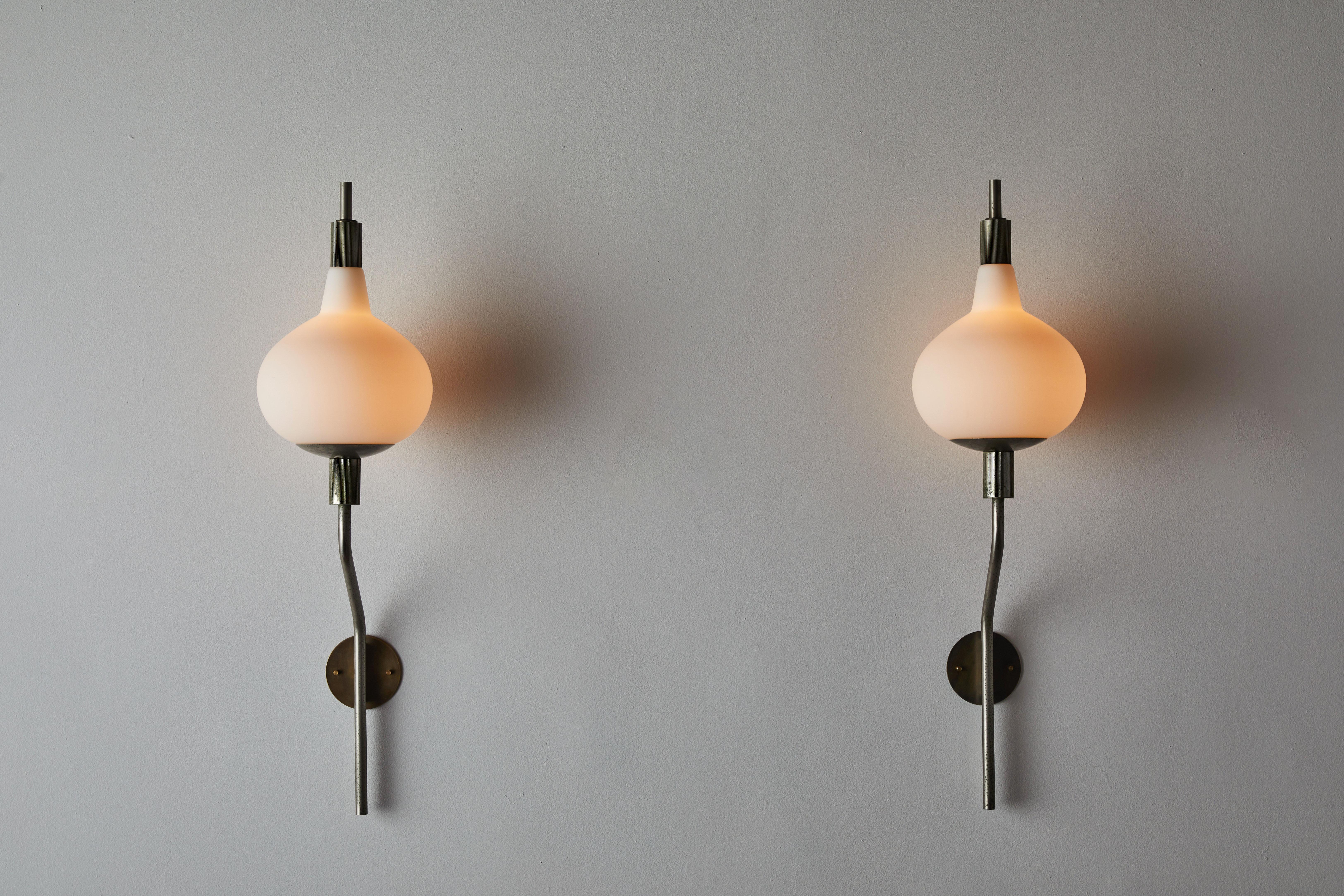 Italian Wall Lights by Candle For Sale