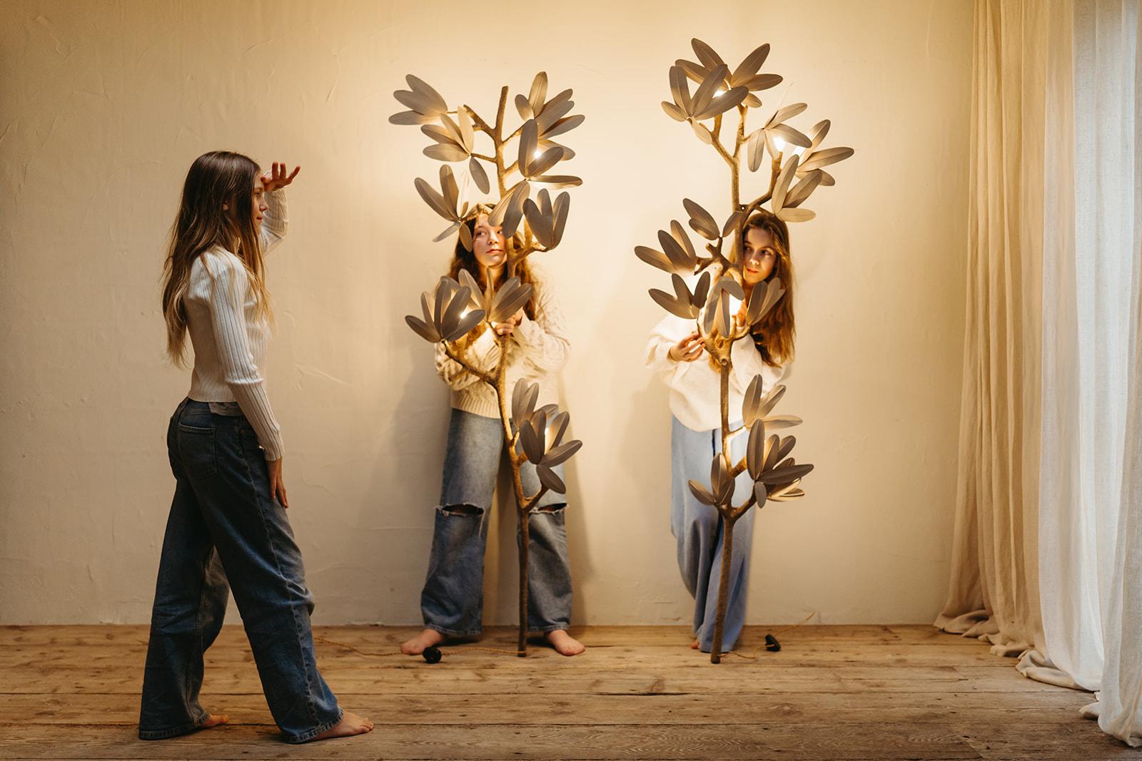 wall lights by French artist José Esteves ... 1