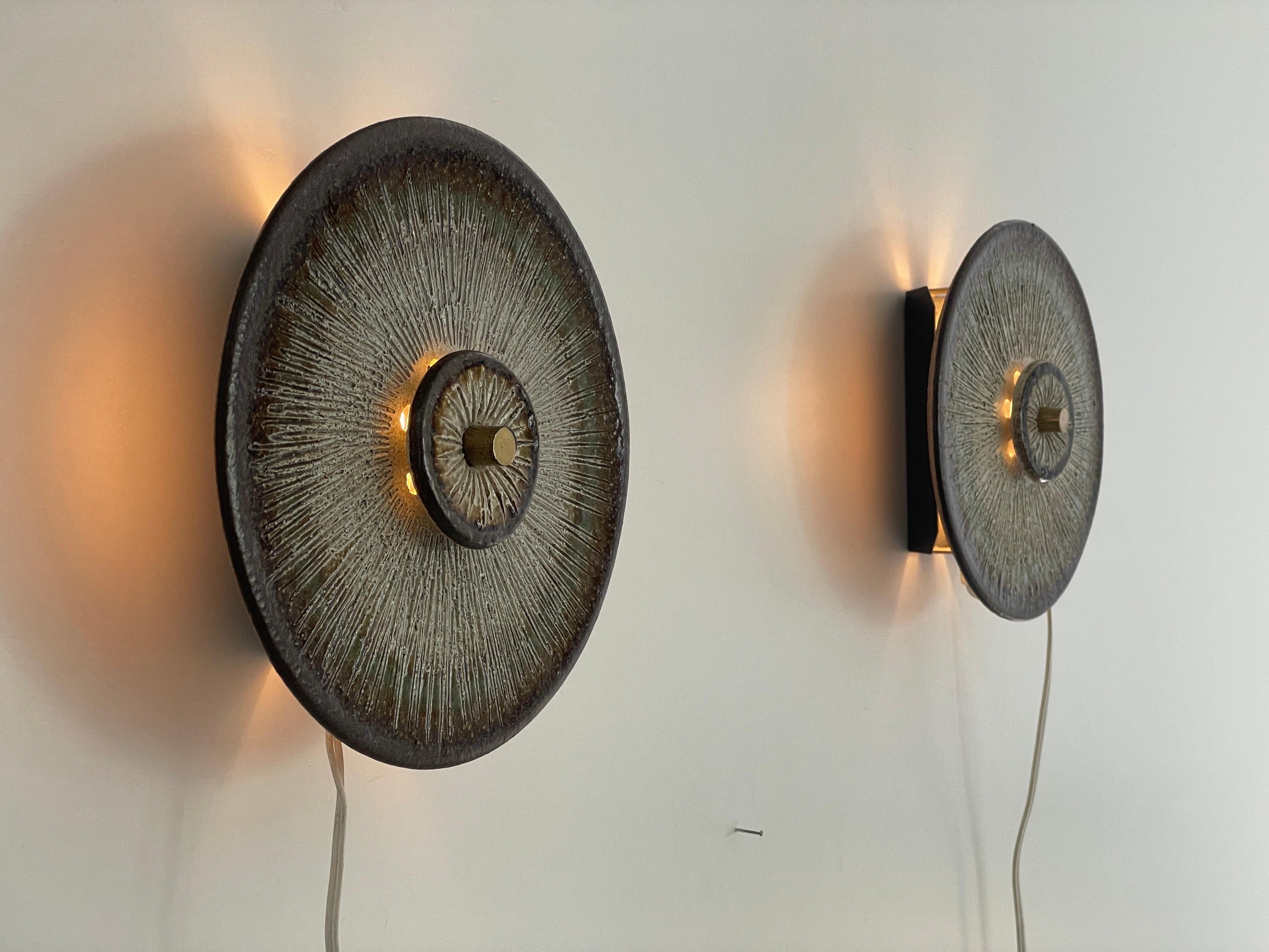 Wall Lights von Noomi Backhausen & Paul Brandborg für Søholm, 1960er Jahre, Dänemark 6