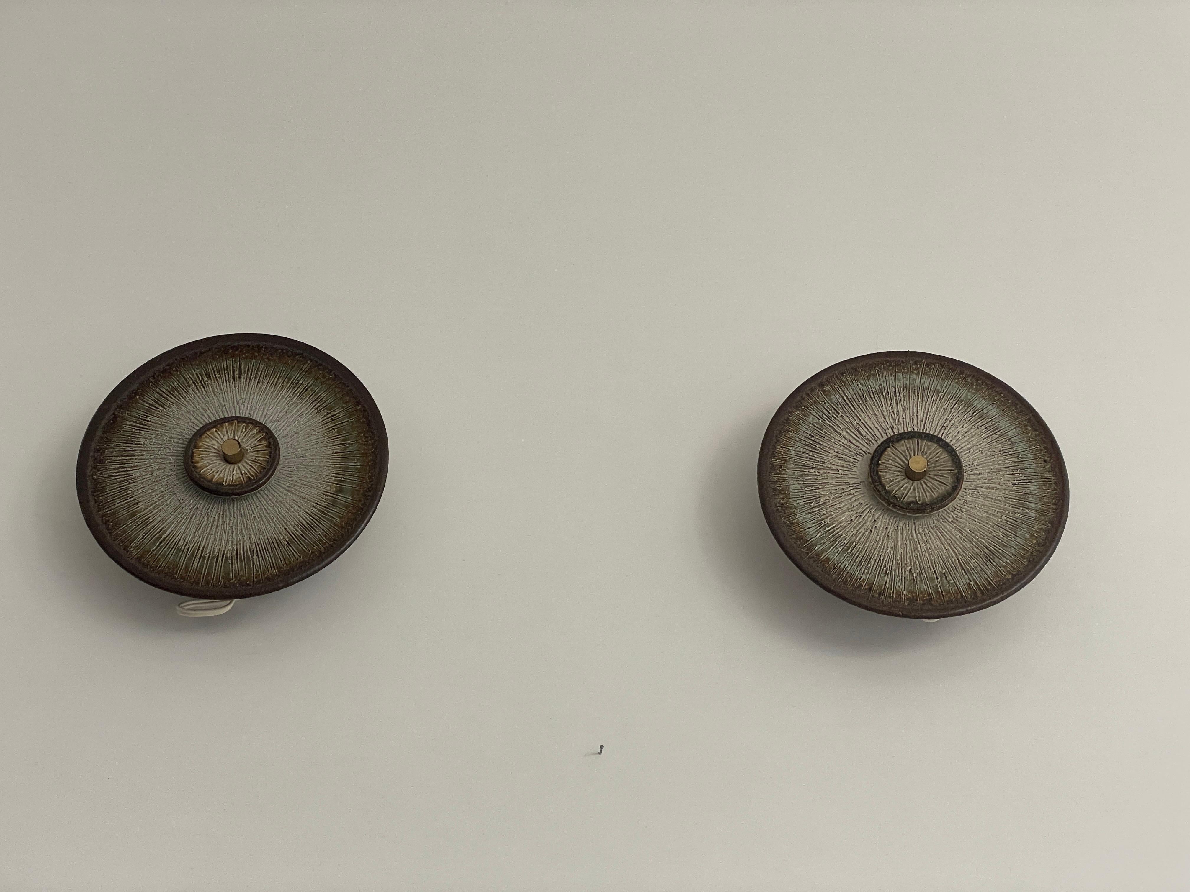 Wall Lights von Noomi Backhausen & Paul Brandborg für Søholm, 1960er Jahre, Dänemark im Zustand „Hervorragend“ in Hagenbach, DE