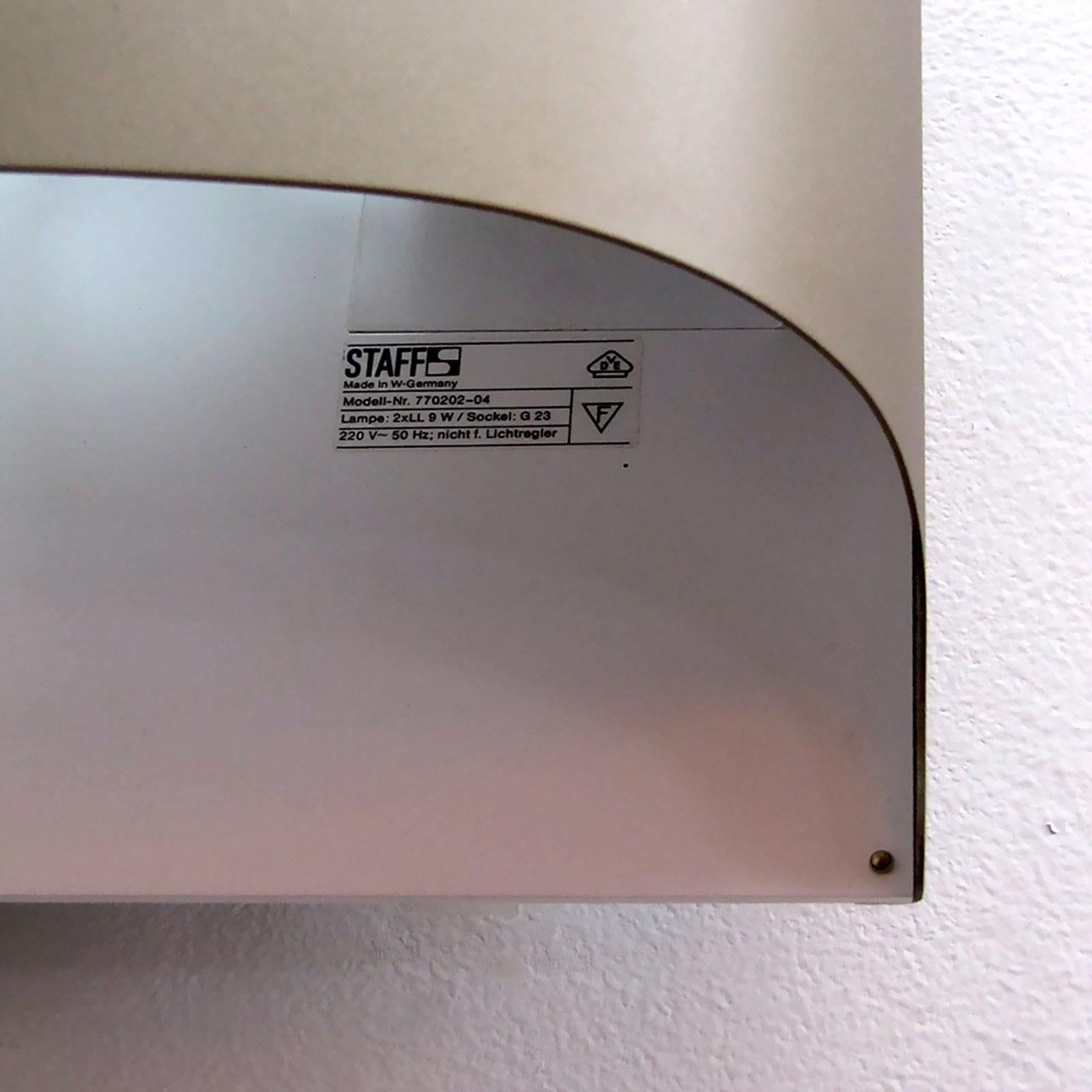 Wall Lights by Staff Leuchten, 1960 In Good Condition For Sale In Los Angeles, CA