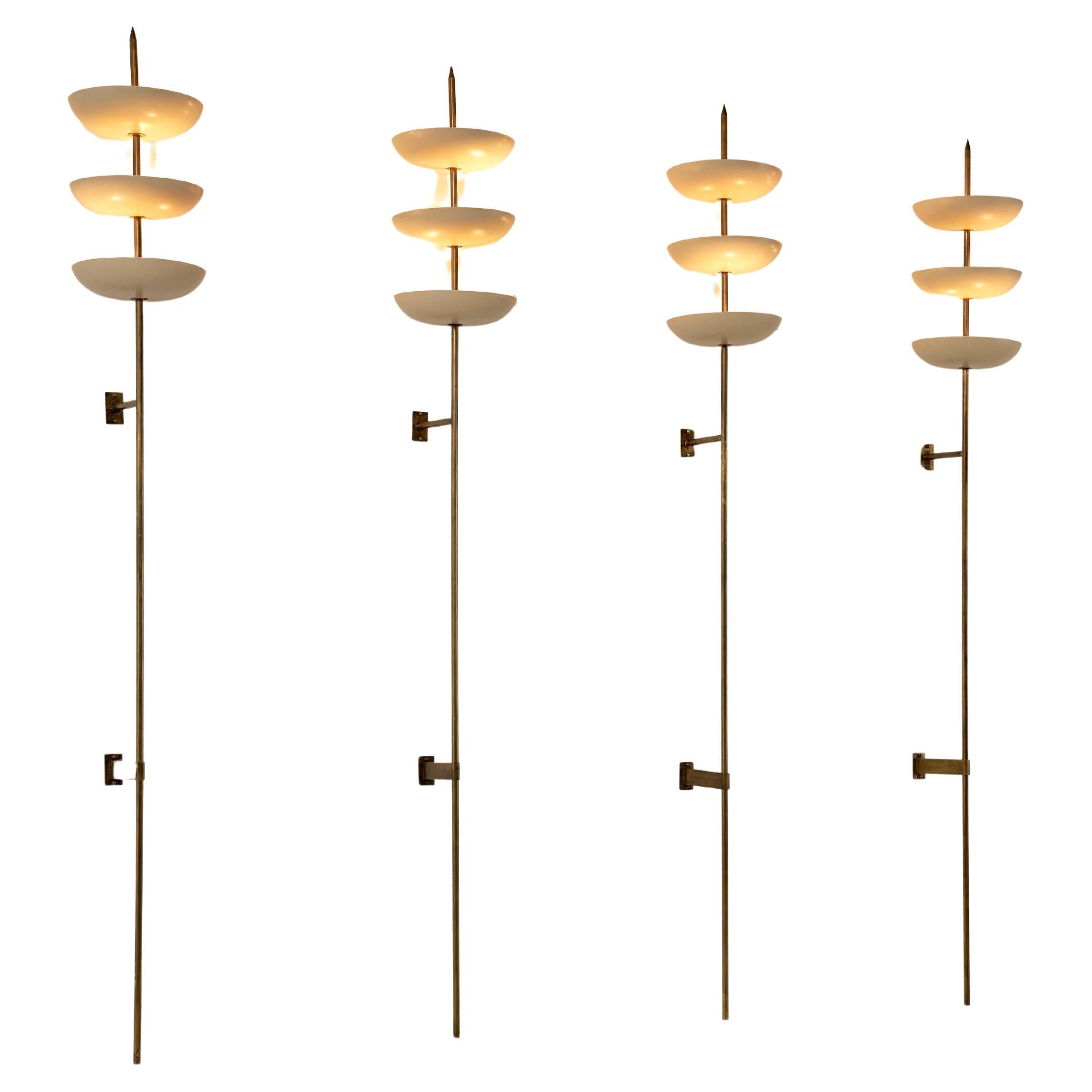 Wall lights by Stilnovo, Italy, 1950's