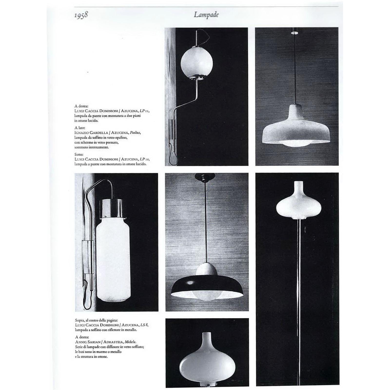 Verre Lights LP10 Bidone Design/One par Luigi Caccia Dominioni en vente
