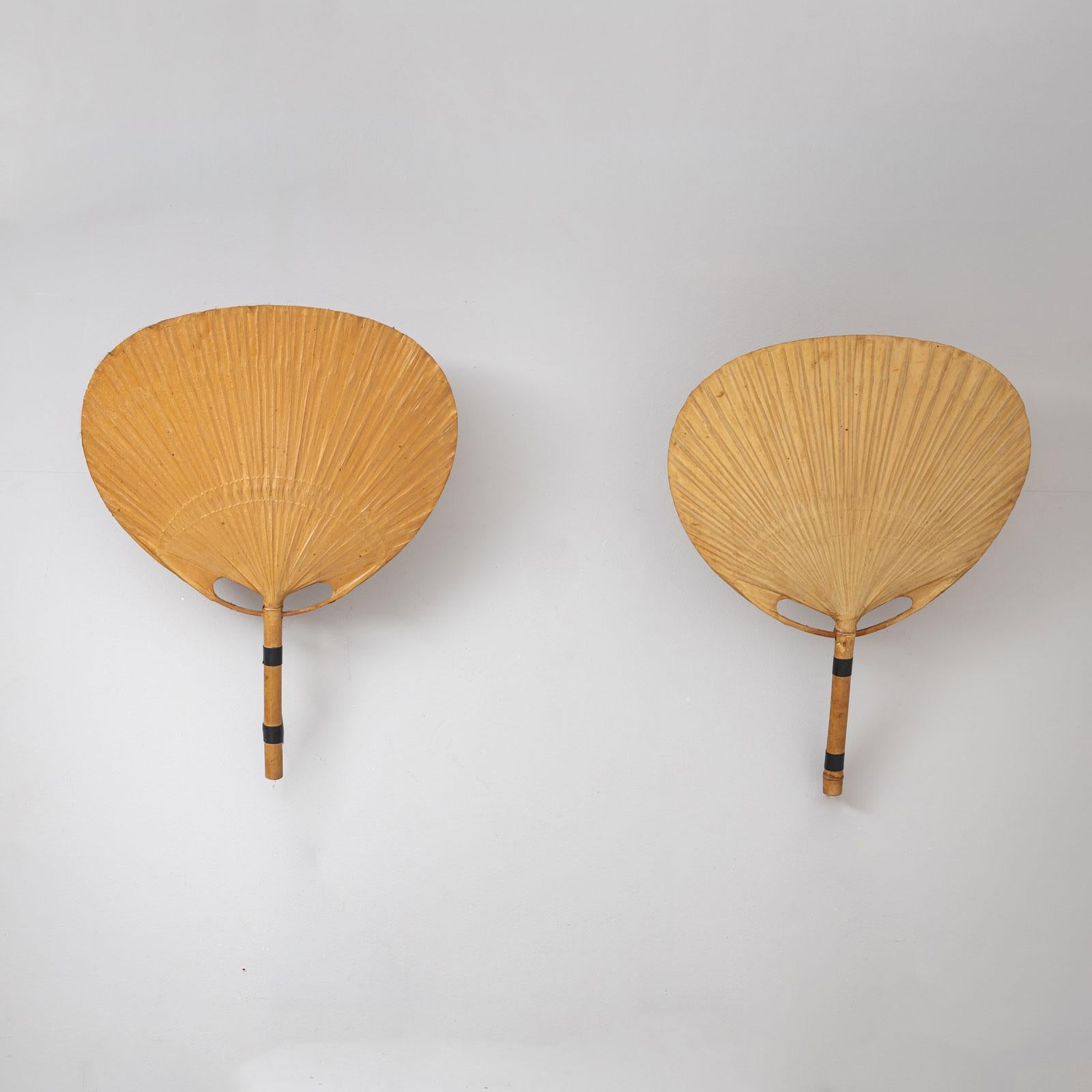 Apliques Modelo Uchiwa III de Ingo Maurer para Design M, Alemania 1973 Moderno en venta