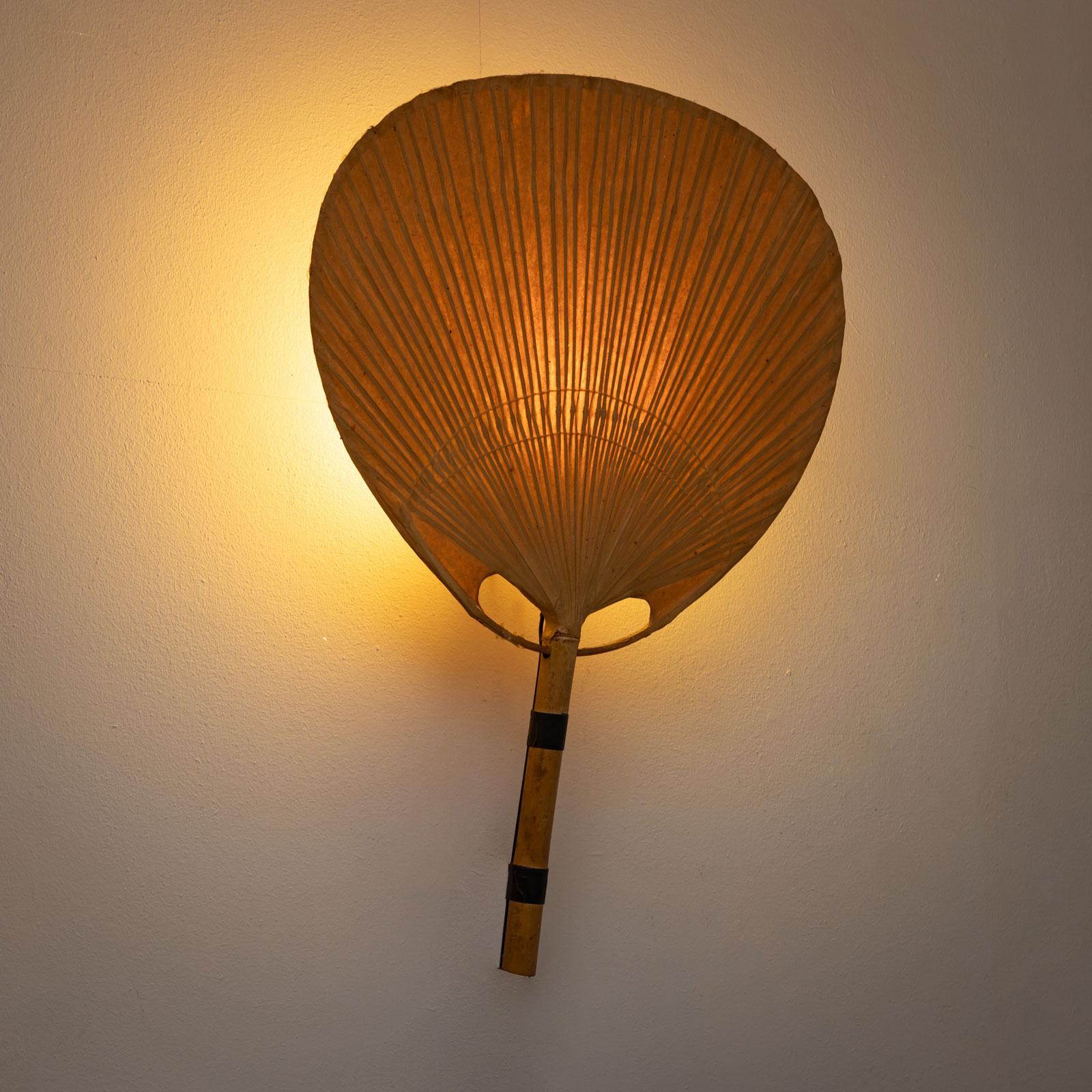 Apliques Modelo Uchiwa III de Ingo Maurer para Design M, Alemania 1973 en Bueno estado para la venta en Greding, DE