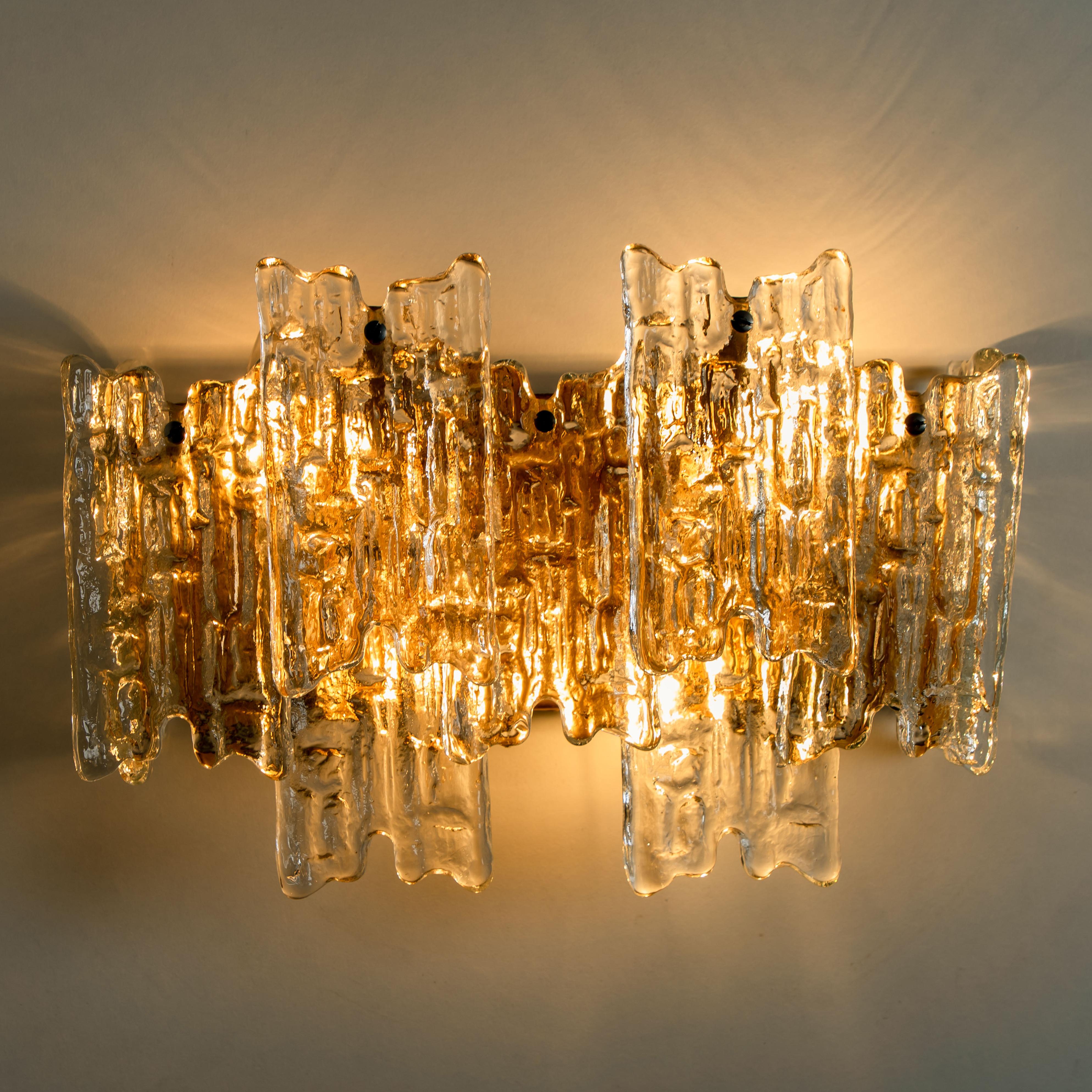 Mid-20th Century Wall Lights or Sconce, Manufactured by J.T. Kalmar Austria in the 1970s For Sale