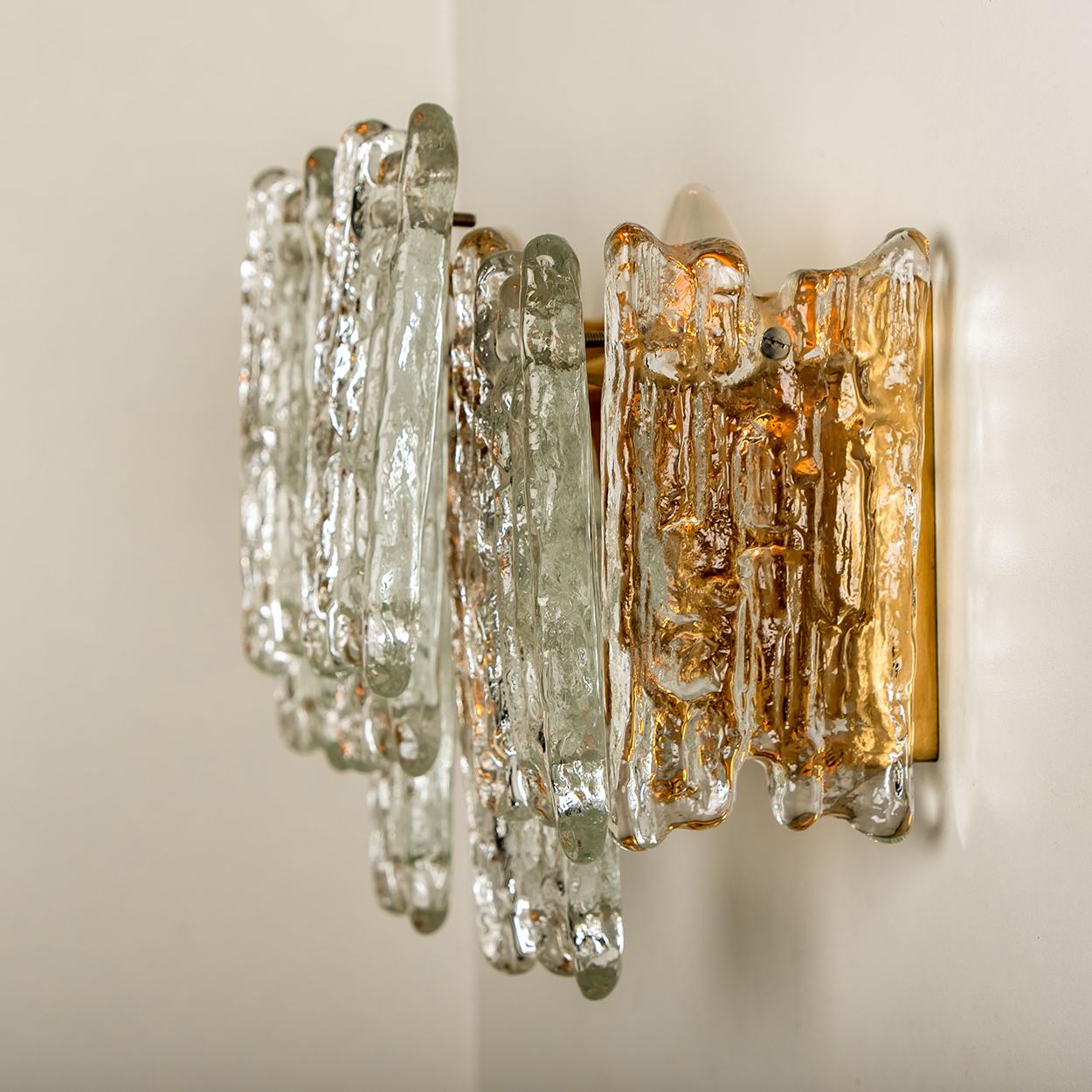 Wall Lights oder Sconce, hergestellt von J.T. Kalmar Österreich in den 1970er Jahren im Angebot 1