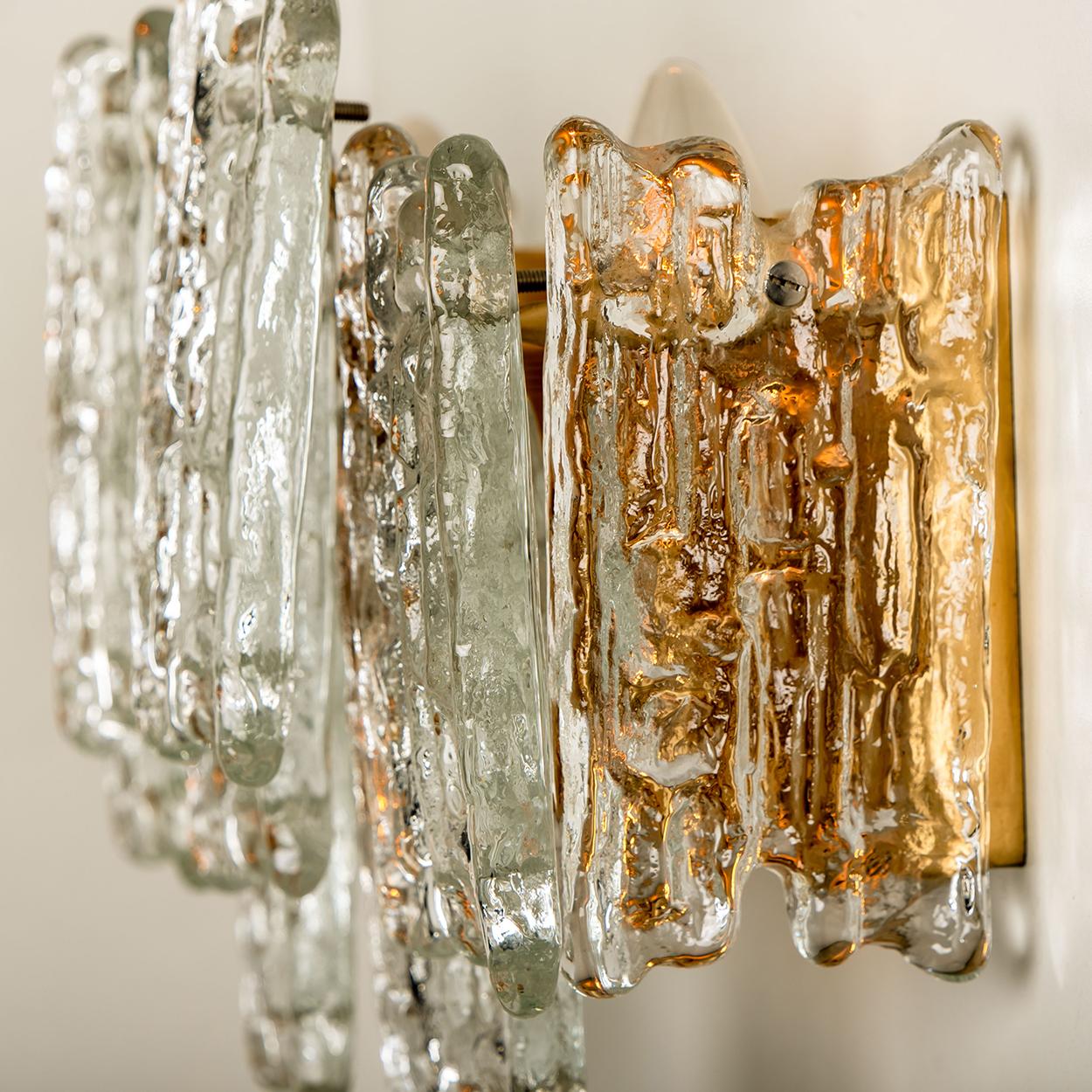 Wall Lights oder Sconce, hergestellt von J.T. Kalmar Österreich in den 1970er Jahren im Angebot 2