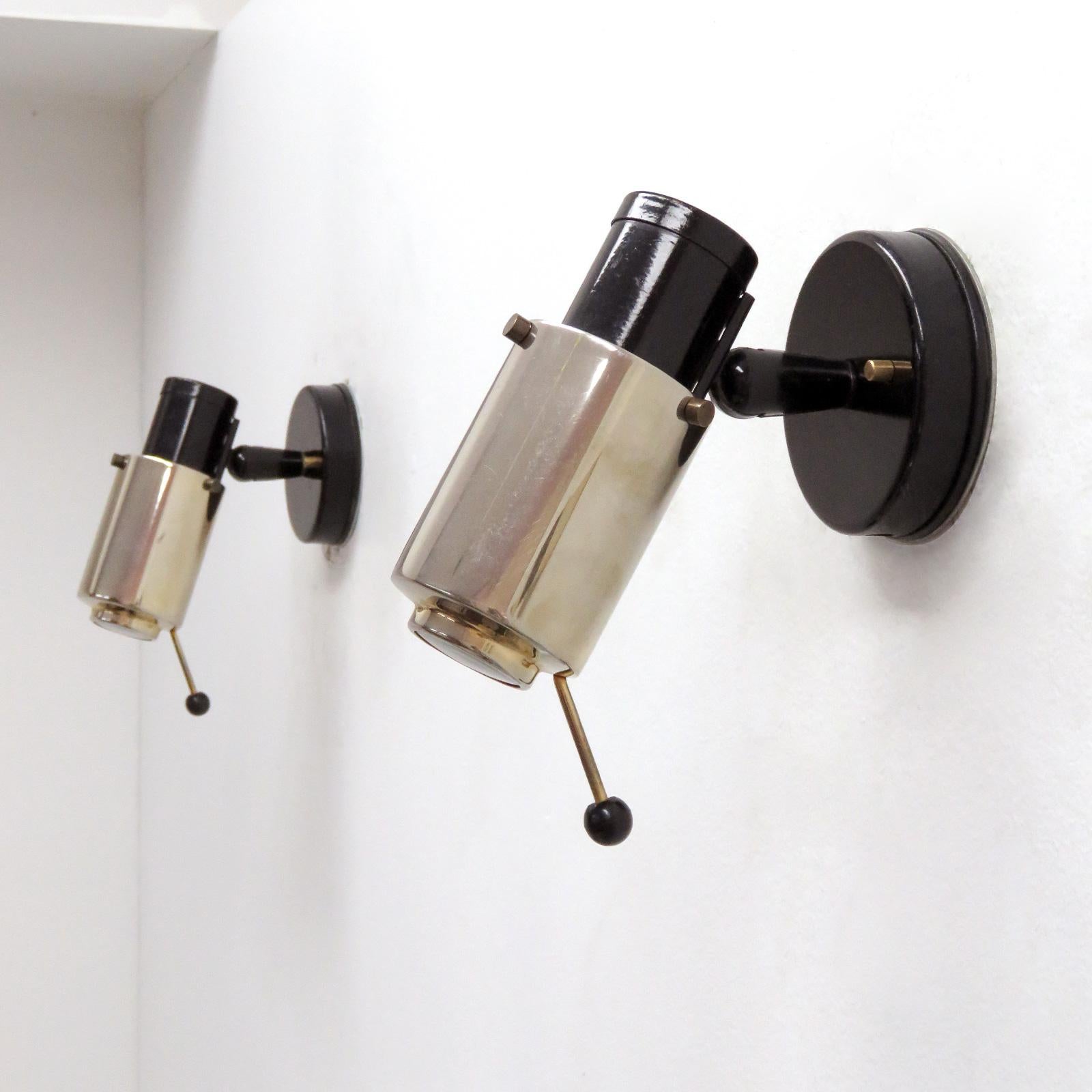 Metà XX secolo Wall Lights 'Zodiac' by Jacques Biny for Lita, 1950 in vendita