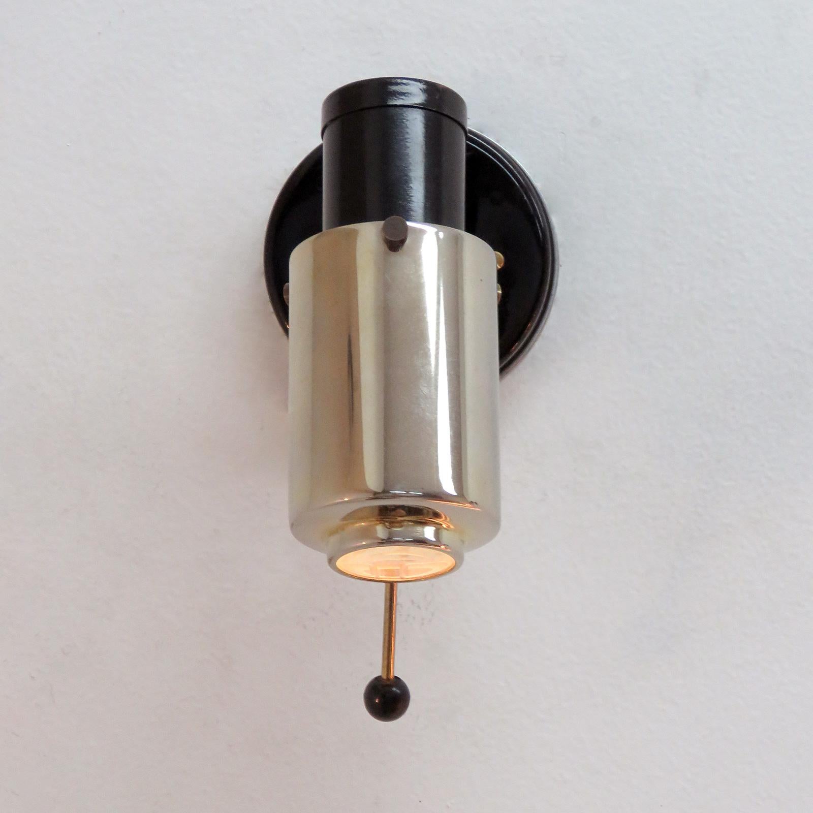 Metallo Wall Lights 'Zodiac' by Jacques Biny for Lita, 1950 in vendita