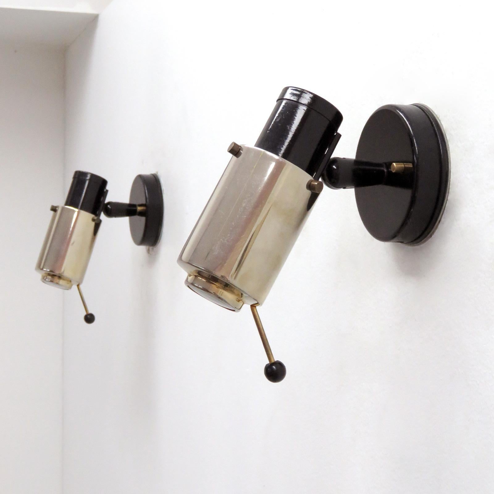 Mid-20th Century Wall Lights 'Zodiac' by Jacques Biny for Lita