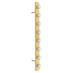 Lampada da parete Wall Line 100 in alluminio anodizzato oro di JSPR