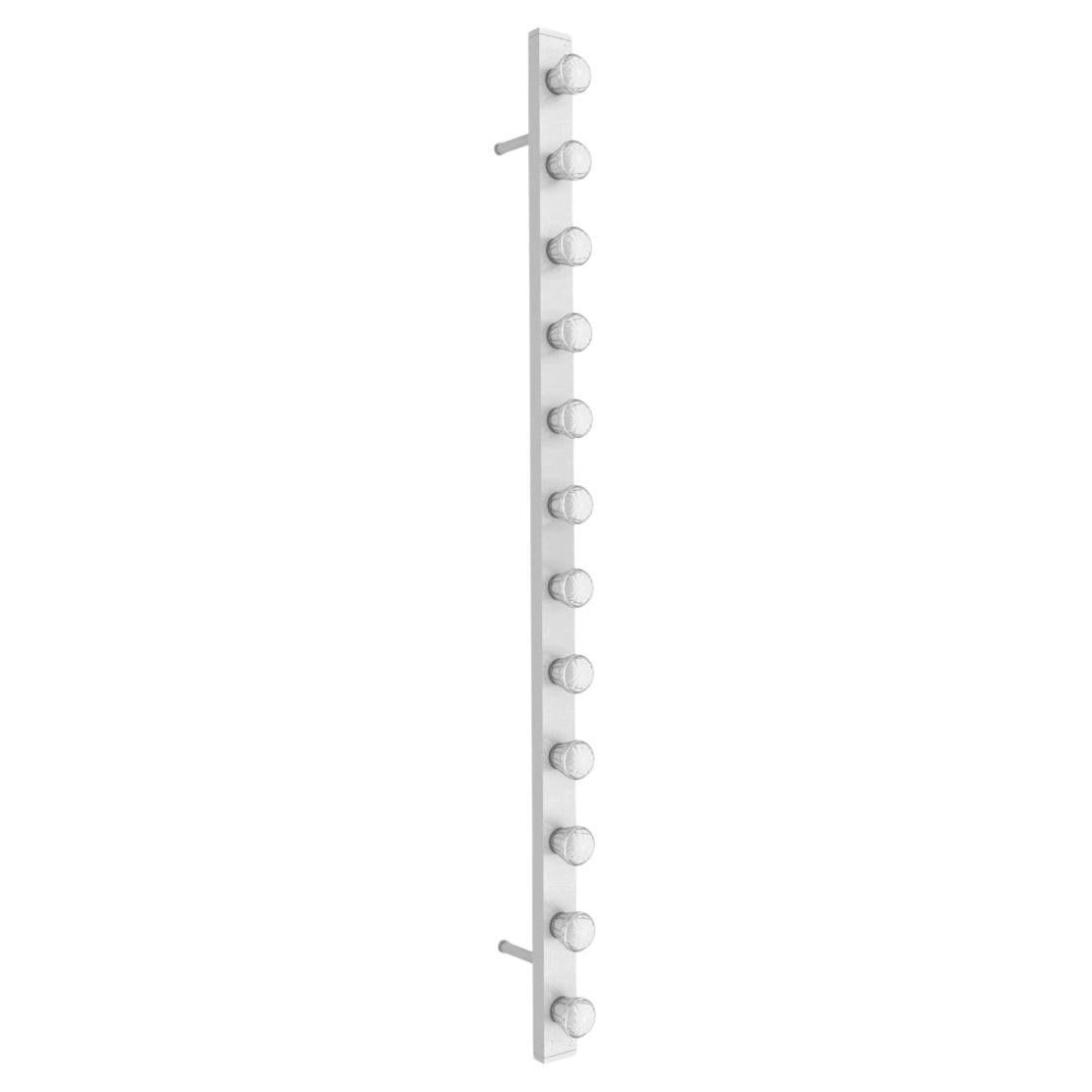 Lampada da parete Wall Line 150 in alluminio anodizzato Silver di JSPR