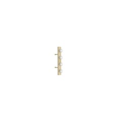 Wall Line 50 Champagnerfarbenes eloxiertes Aluminium Contemporary Wandleuchte von JSPR
