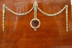 Wall magazine wood and brass rack vienna around 1920s