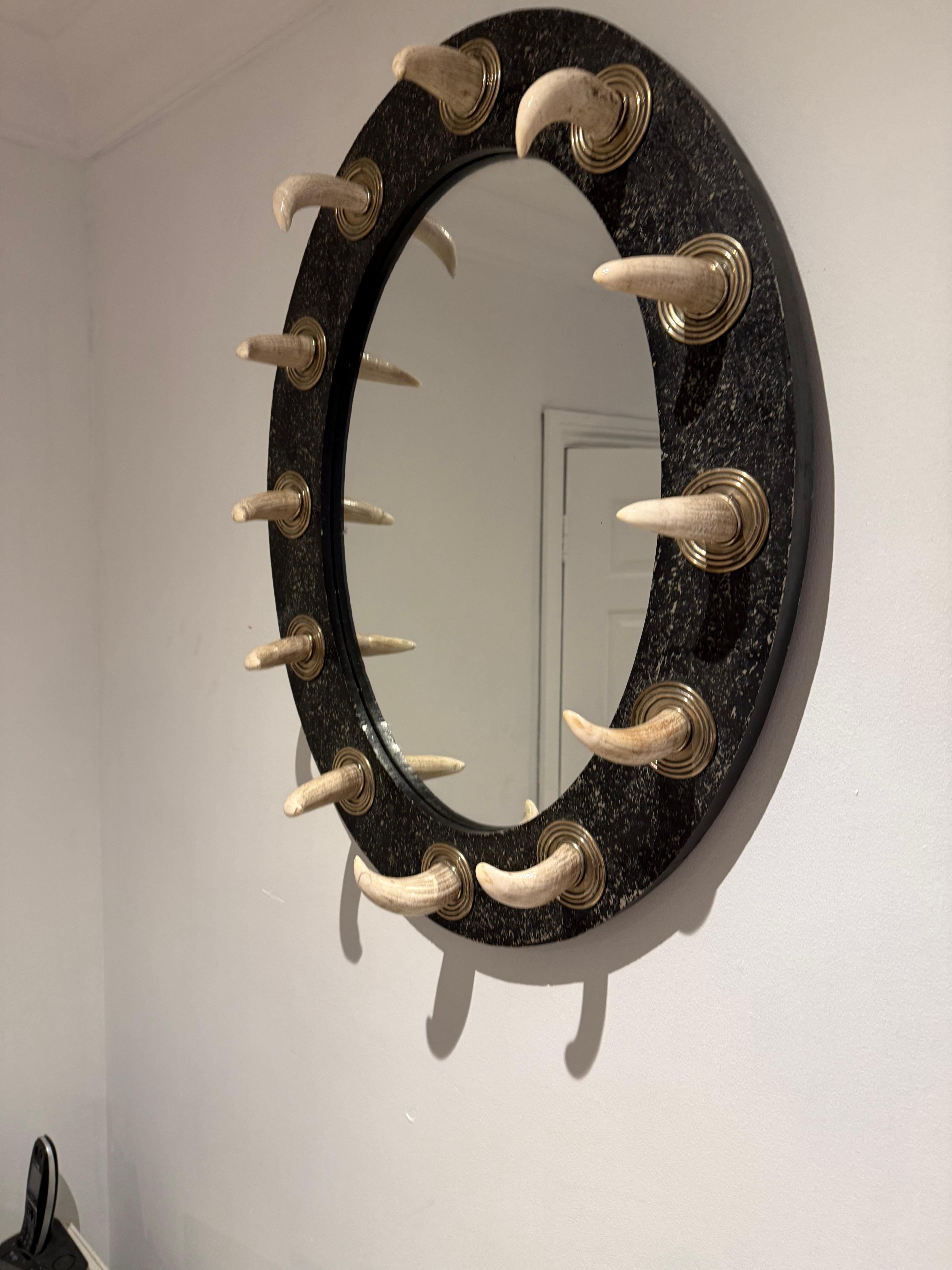 Mid-Century Modern Wall Mirror Attributed To Anthony Redmile, English C.1970's For Sale