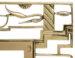 Wall Mirror Brass Austrian Midcentury Design Hagenauer 1960s Animals