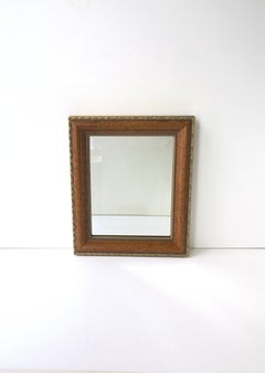 Wall Mirror, Burl-Style Frame, Circa Late 20th Century