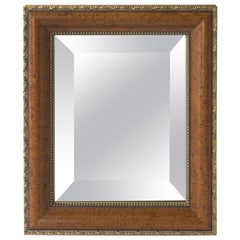 Wall Mirror, Burl-Style Frame, Circa Late 20th Century
