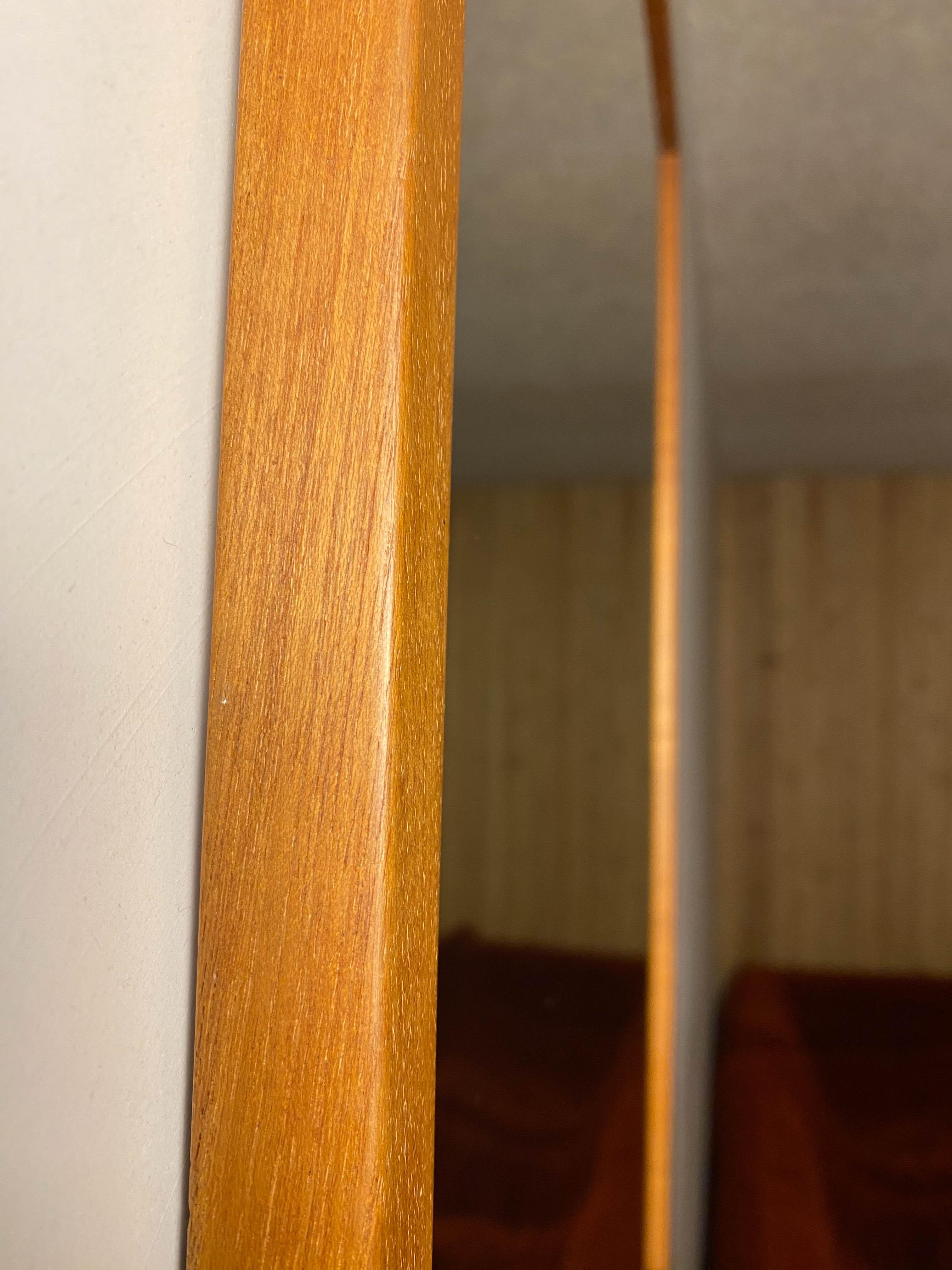 Wall Mirror by Aksel Kjersgaard with Shelf In Good Condition For Sale In Porto, Porto