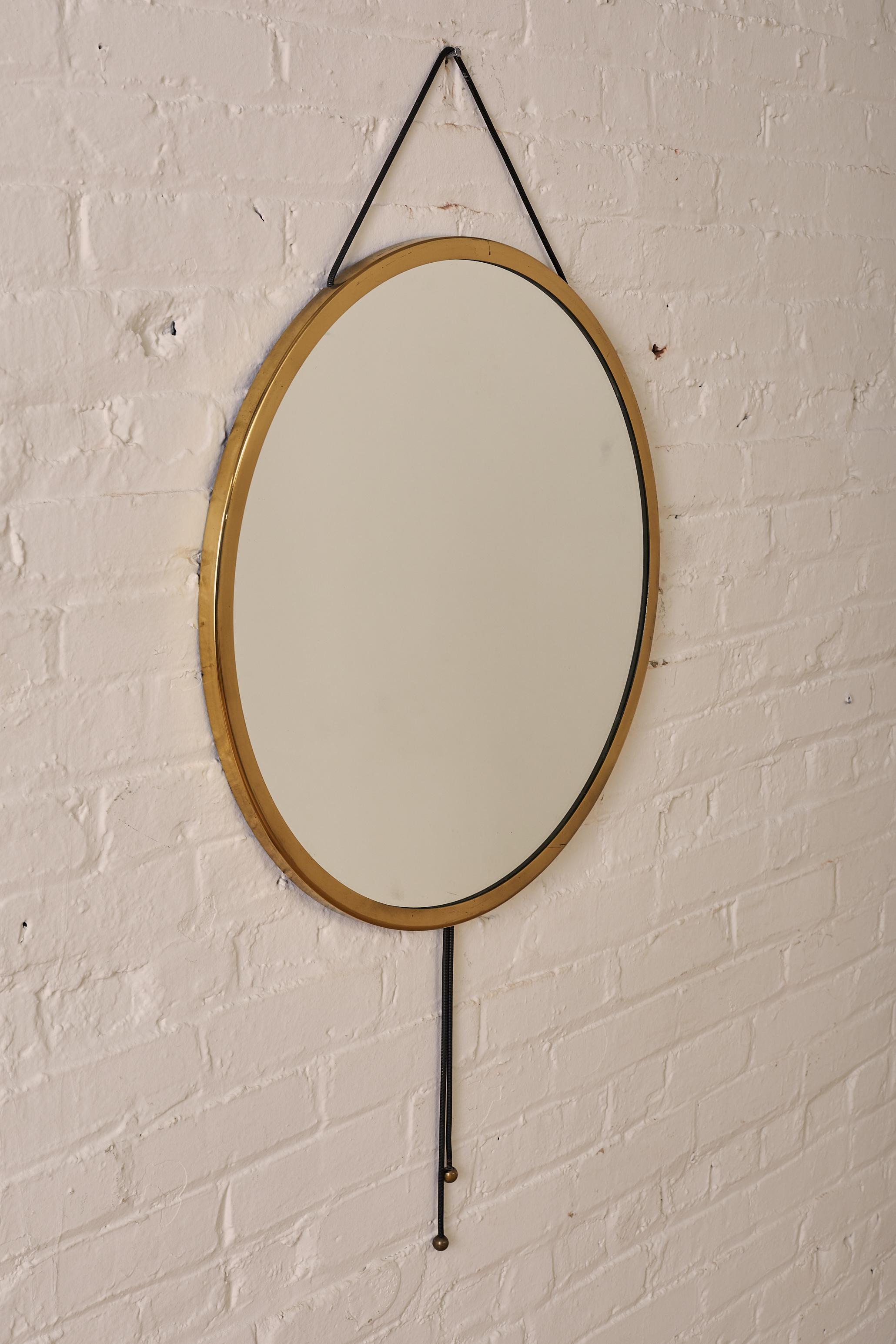 Wall Mirror by Corrado Corradi Dell' Acqua for Azucena In Good Condition In Long Island City, NY