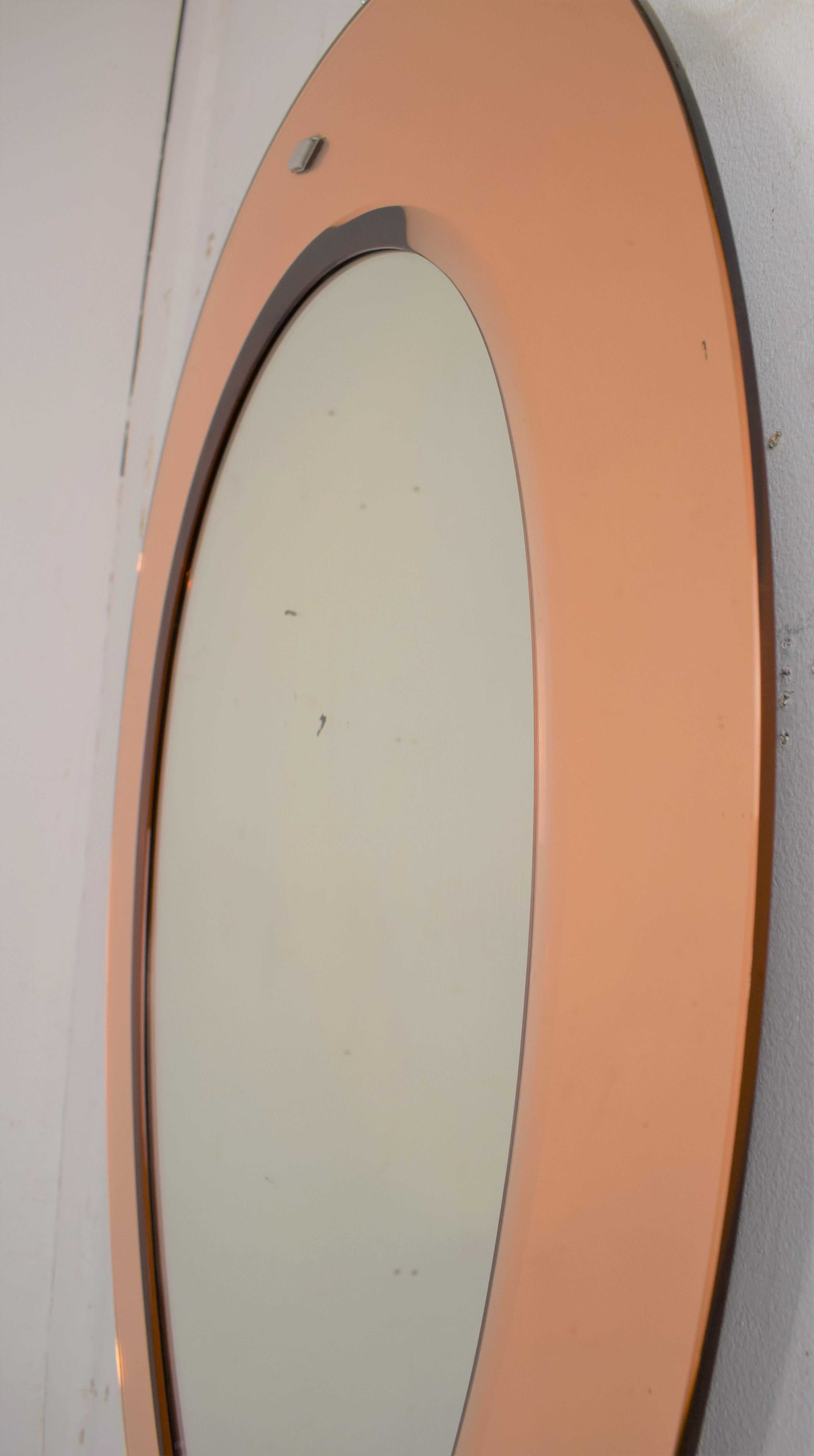Wall Mirror by Cristal Art, 1960s 2