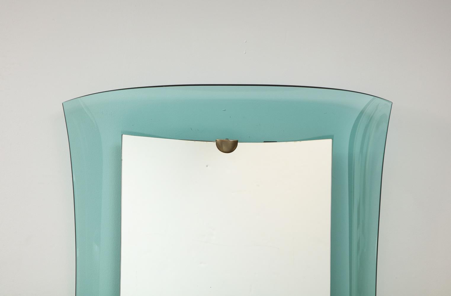 Mid-Century Modern Wall Mirror by Cristal Art