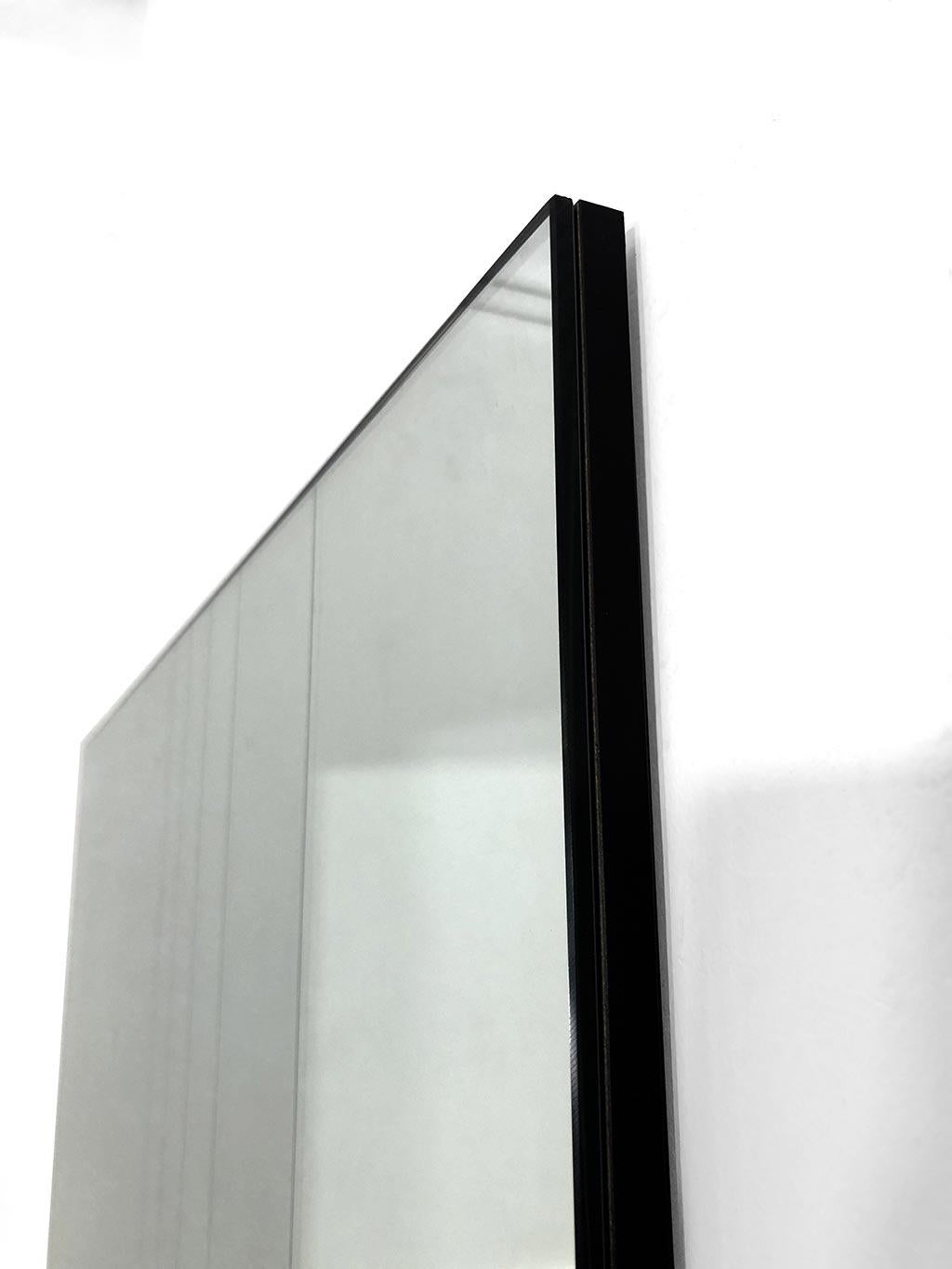 Polychromed Wall mirror by Eugenio Carmi for Acerbis International For Sale