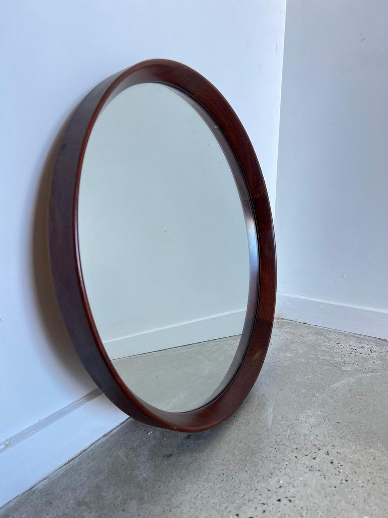 Mid-Century Modern Wall Mirror by Glass & Tra Hovmantorp For Sale