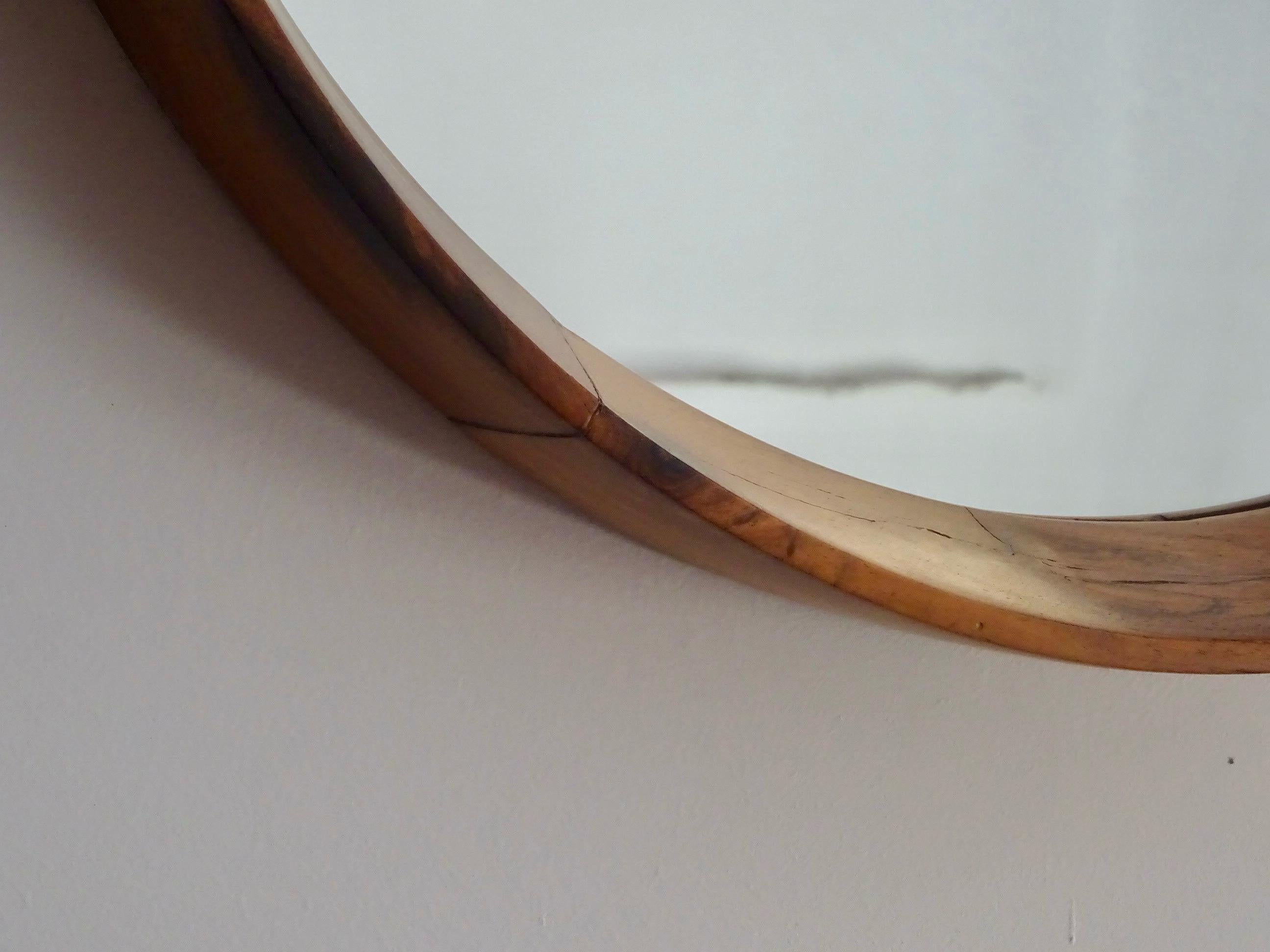 Mid-Century Modern Wall mirror by Jorge Zalszupin for l’Atelier. Brazil 1960s. For Sale