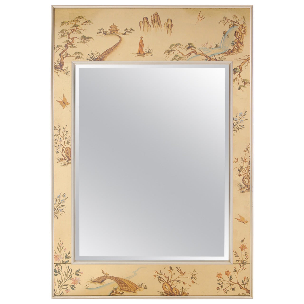 Wall Mirror by Labarge For Sale
