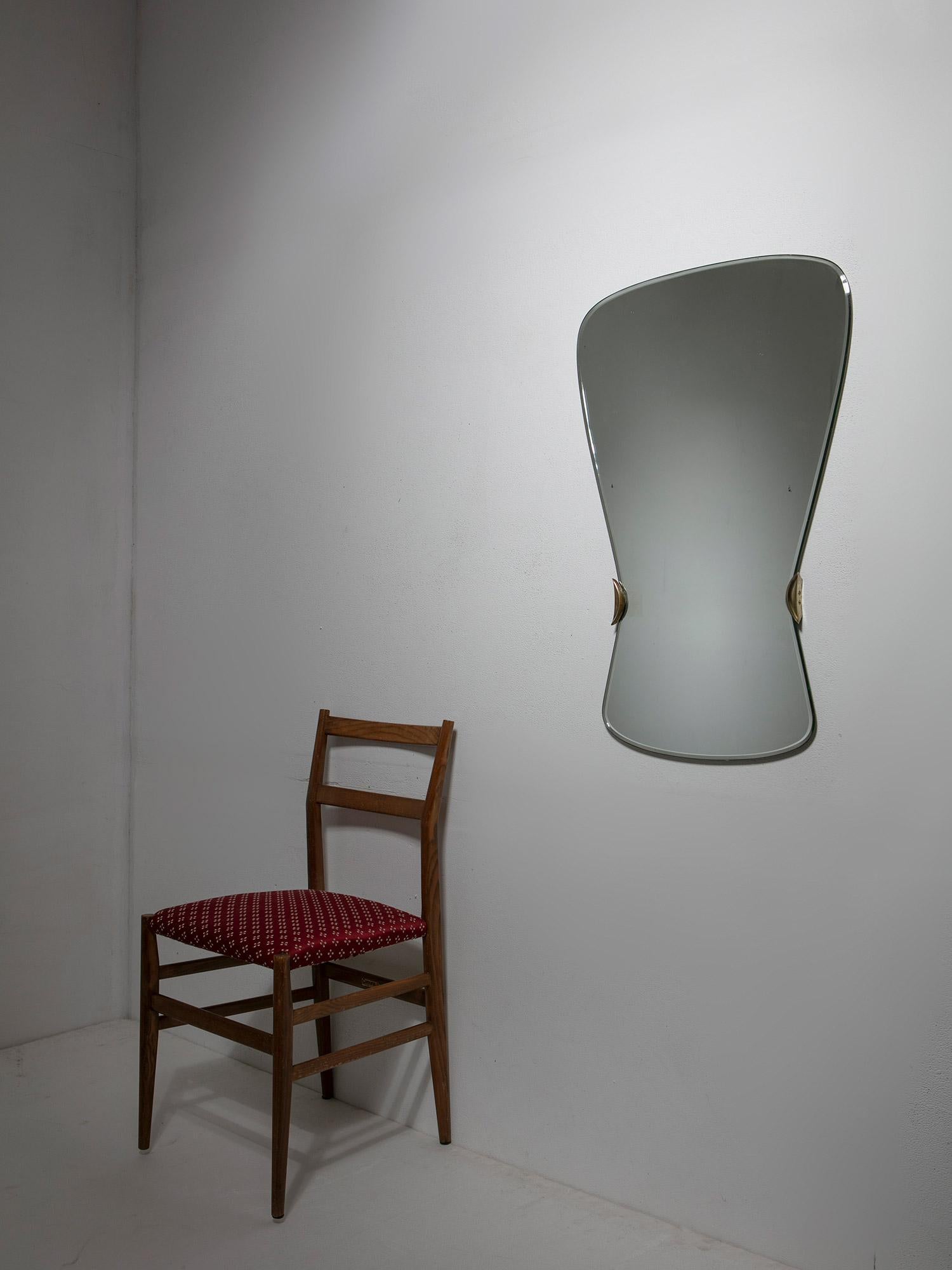 Wall Mirror by Max Ingrand for Fontana Arte, Italy, 1955 For Sale 3