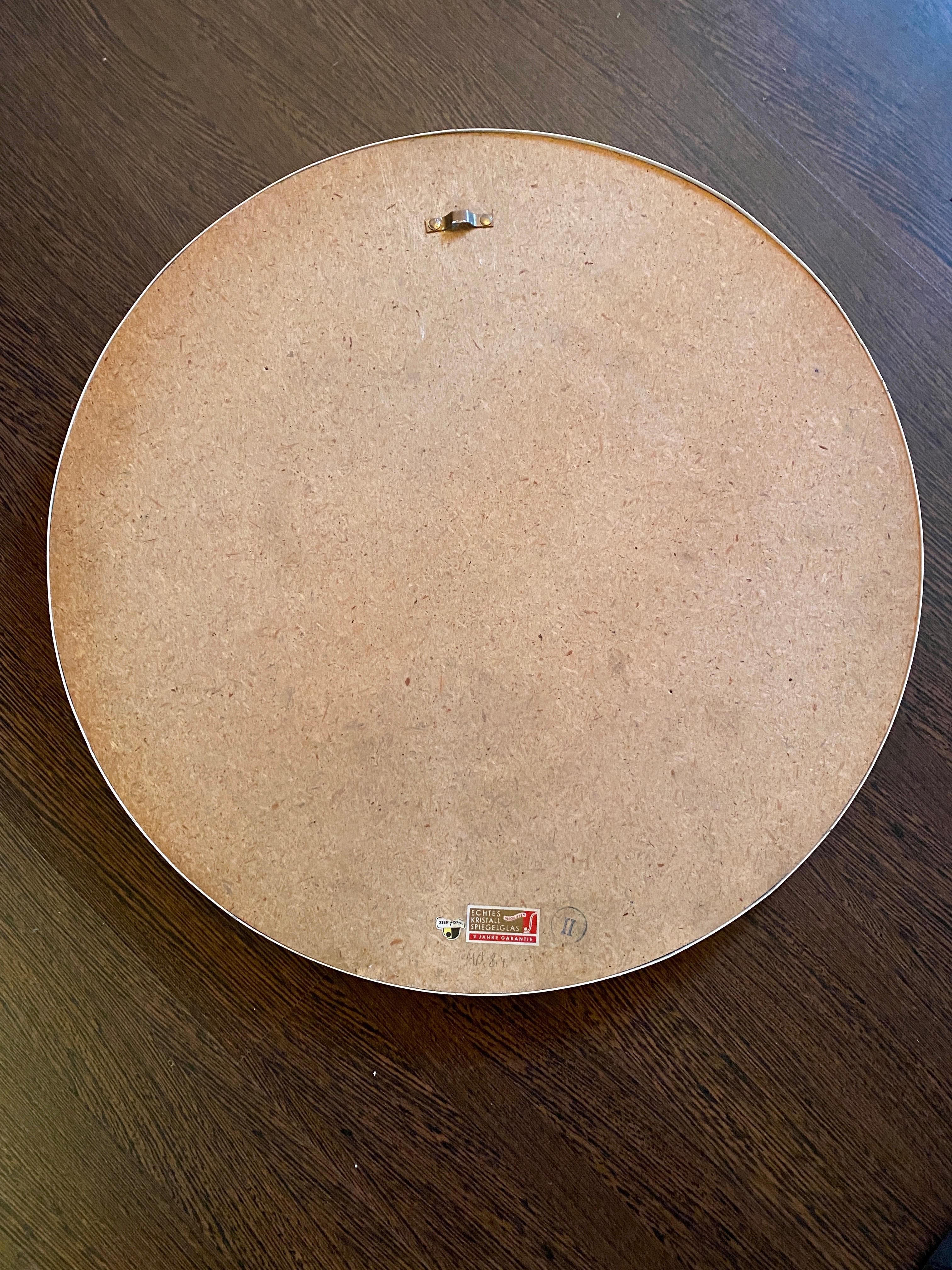 Wall Mirror by Münchner Zierspiegel, 1950s For Sale 3